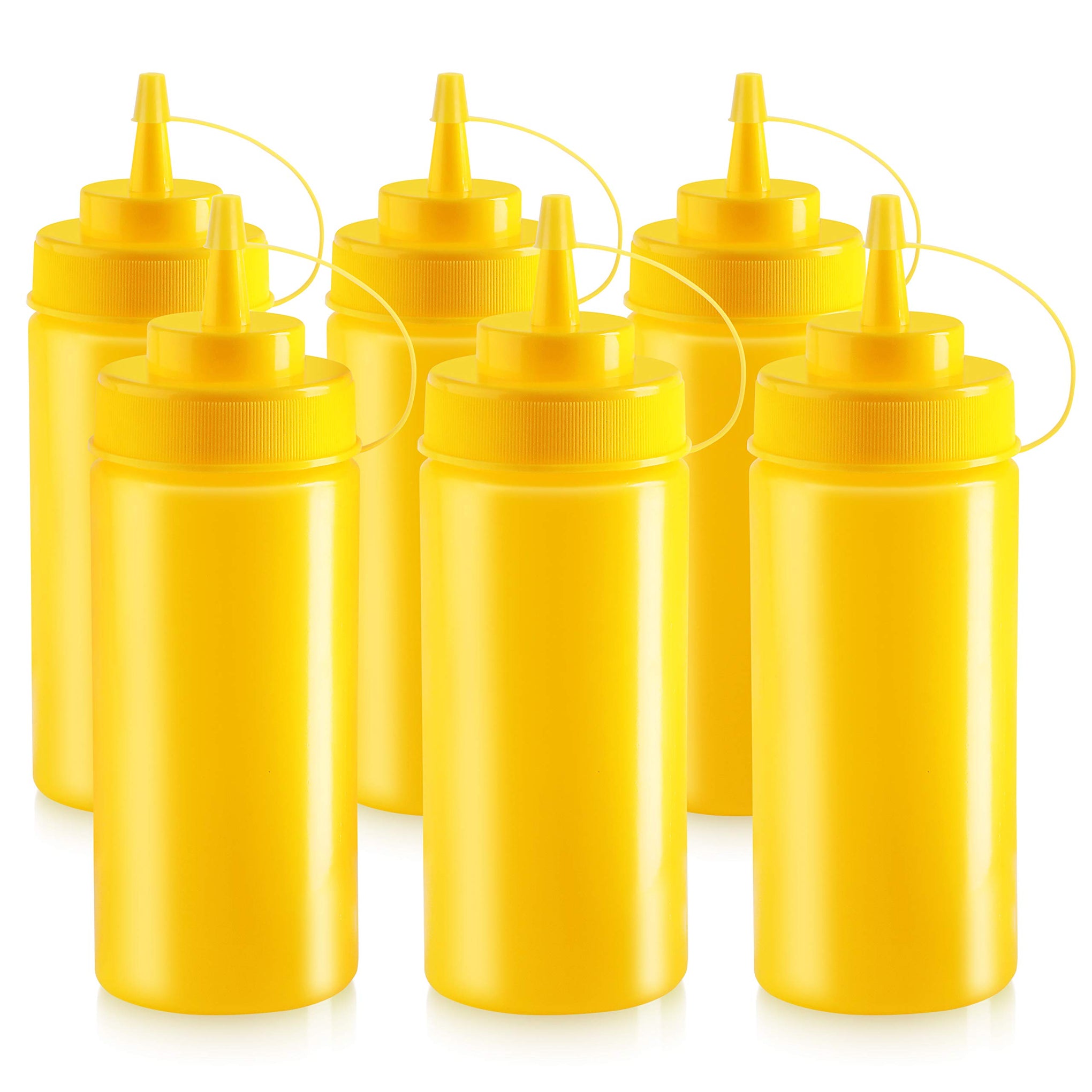 26528 Plastic Squeeze Bottles with Cap and Scale
