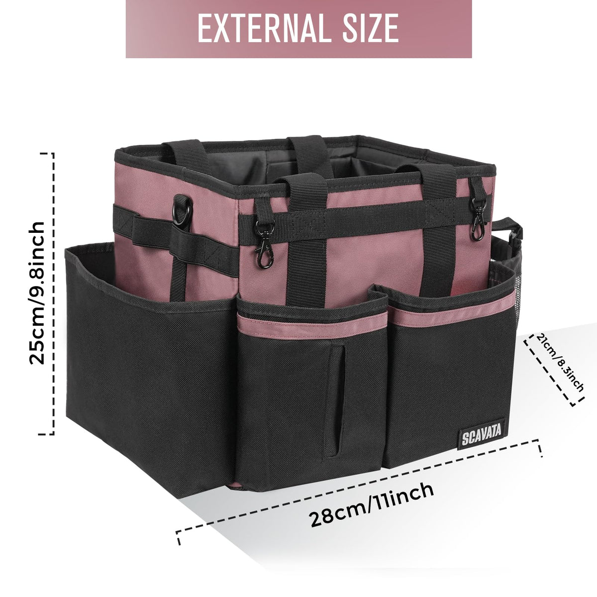 Compact Wearable Cleaning Caddy with Handle & Shoulder Straps