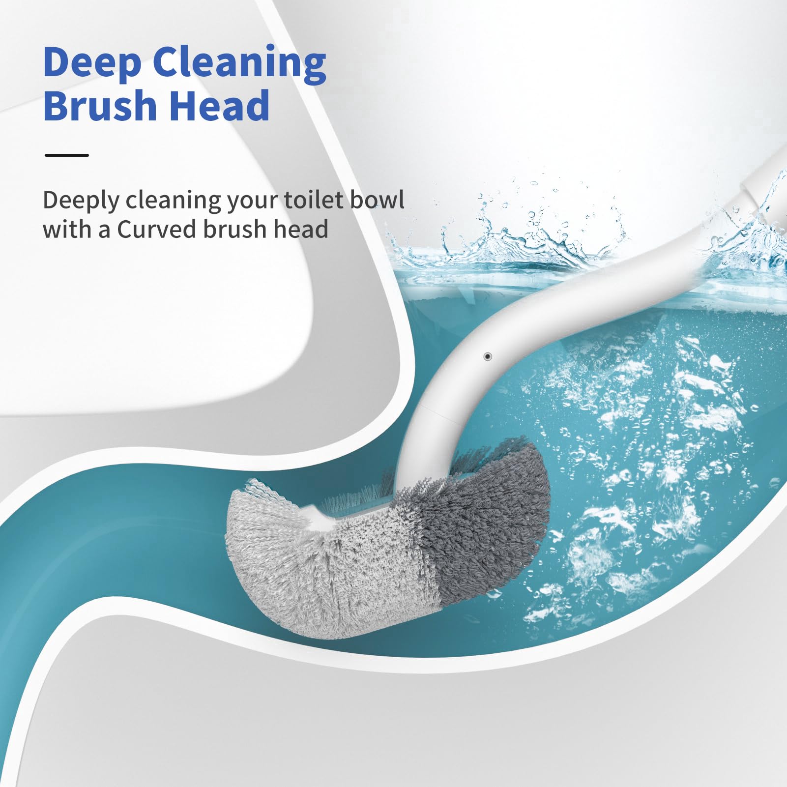 Marbarsse Bathroom Toilet Bowl Brush and Holder (2 Count)