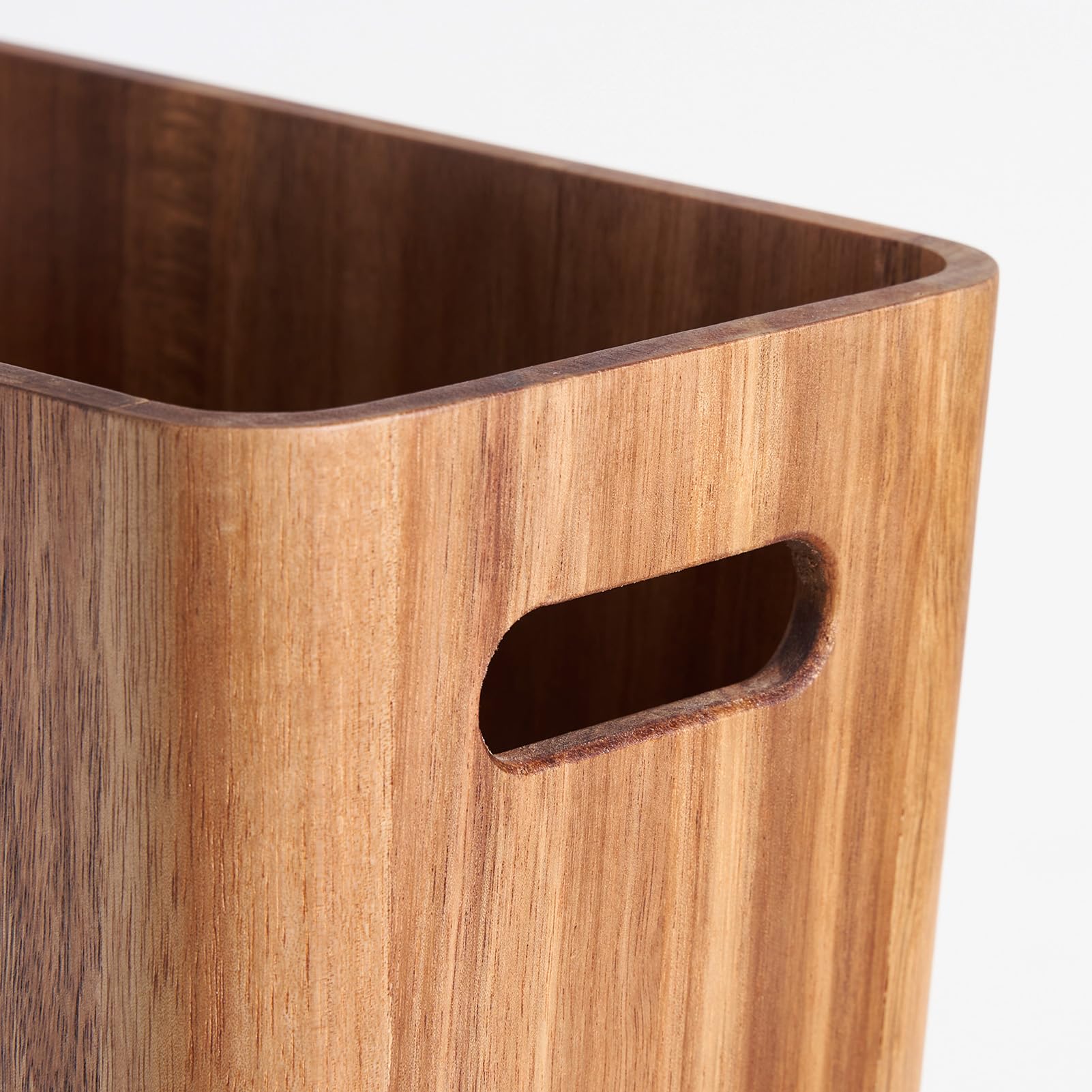 3 Gallons Wooden Wastebaskets