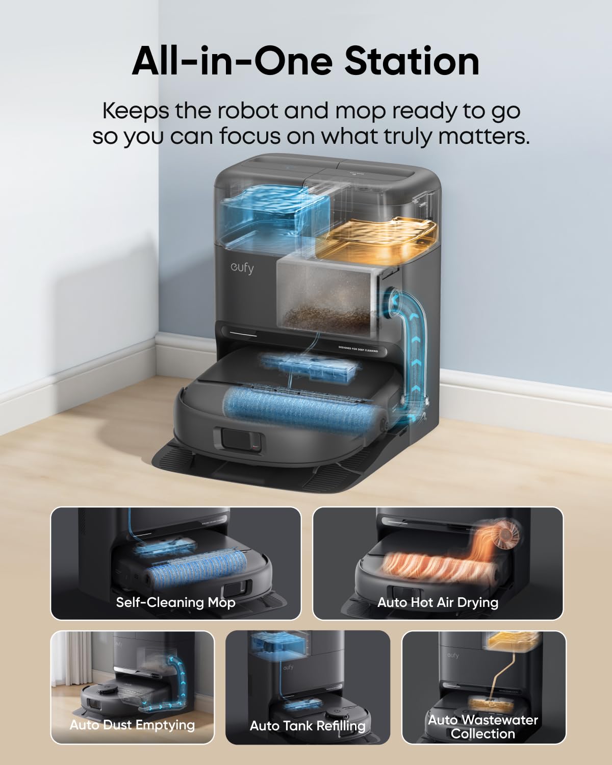C28 Robot Vacuum and Mop Combo