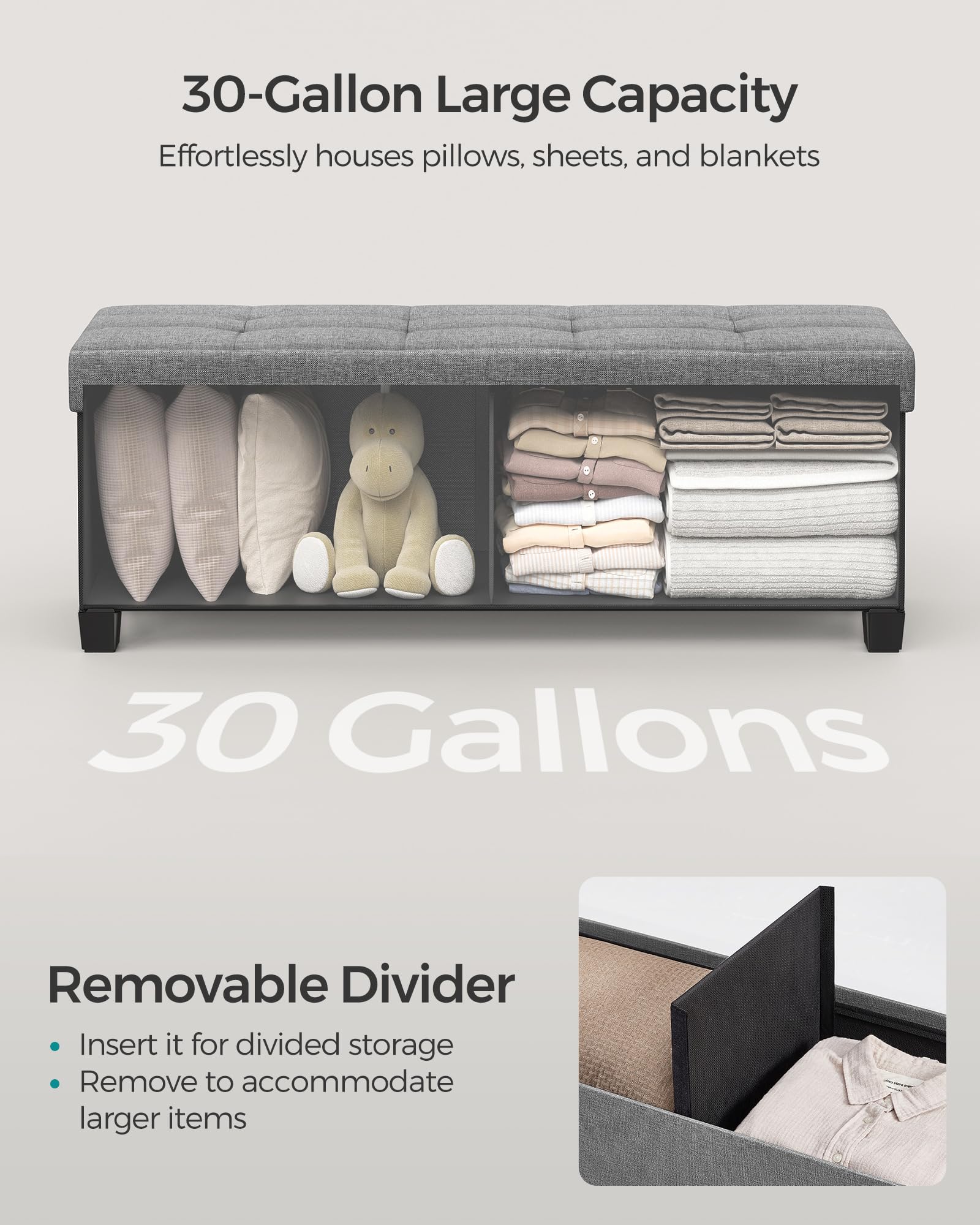 Storage Ottoman Bench