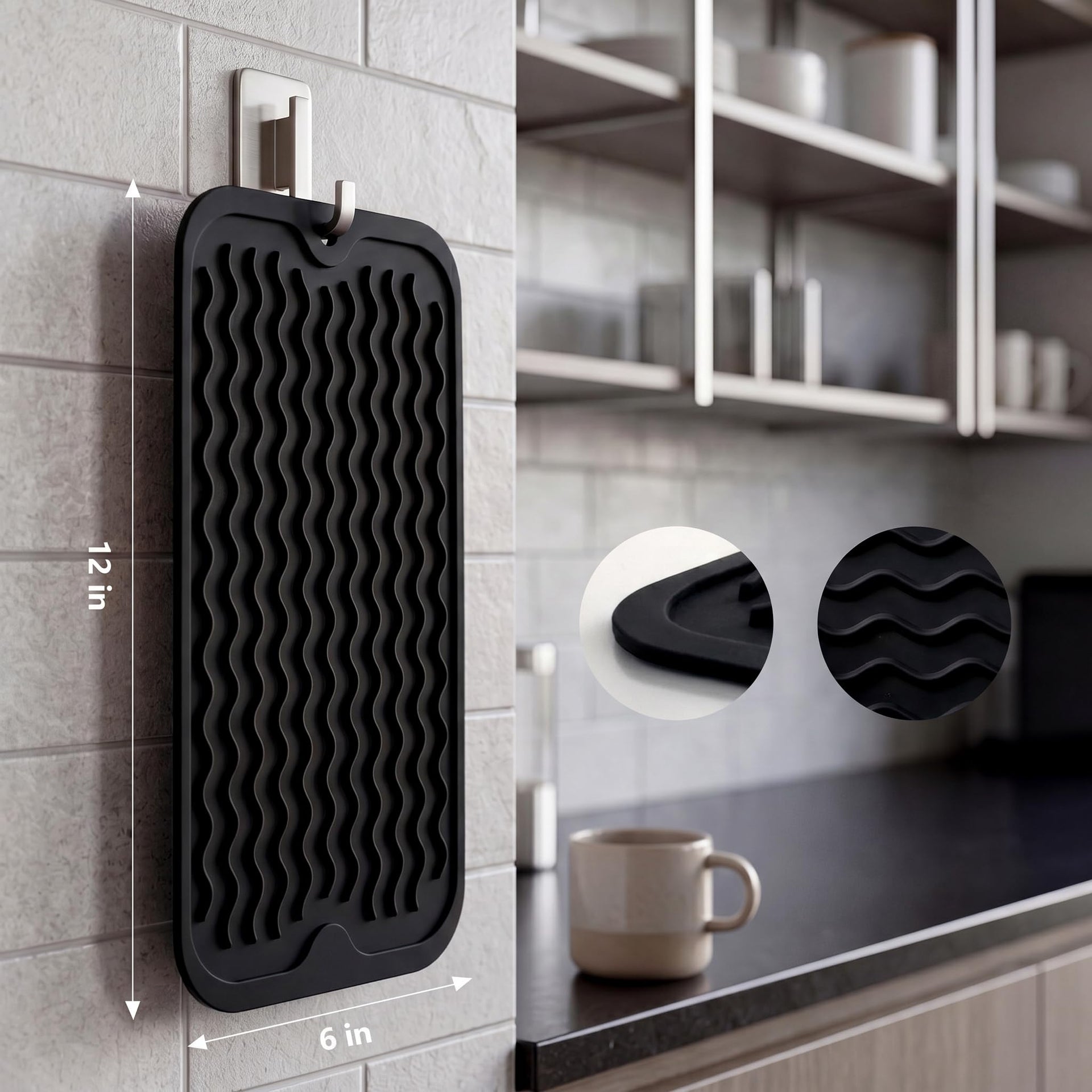 Silicone Dish Drying Mat for Multiple Usage