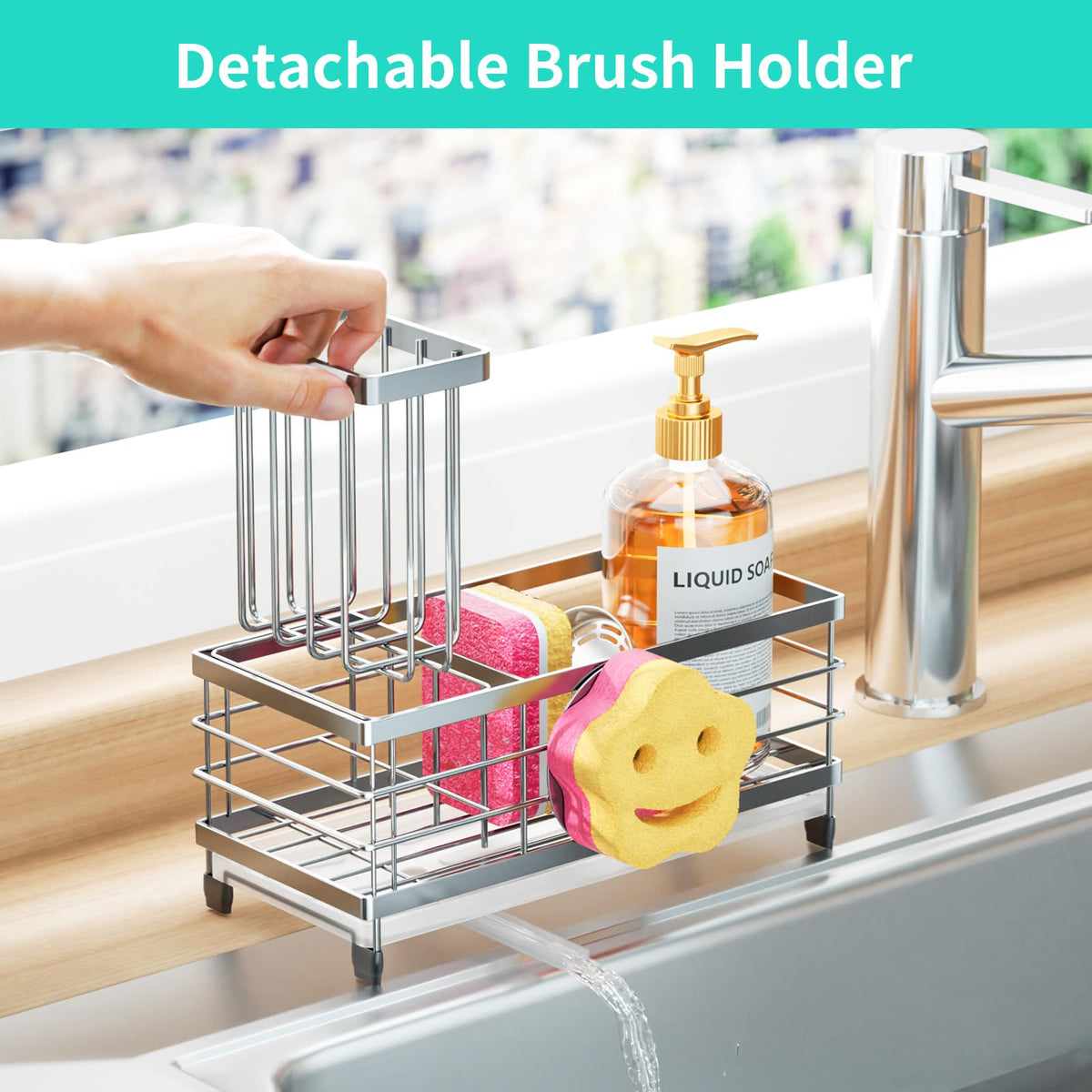 Sponge Holder for Kitchen Sink
