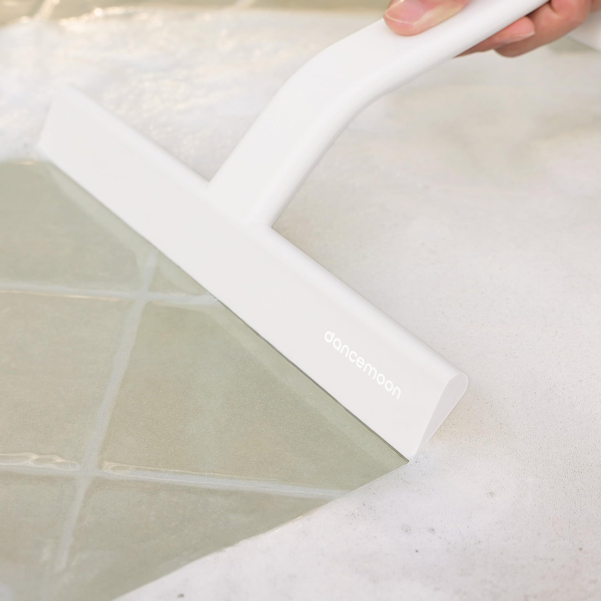 JustHang Shower Squeegee with Built