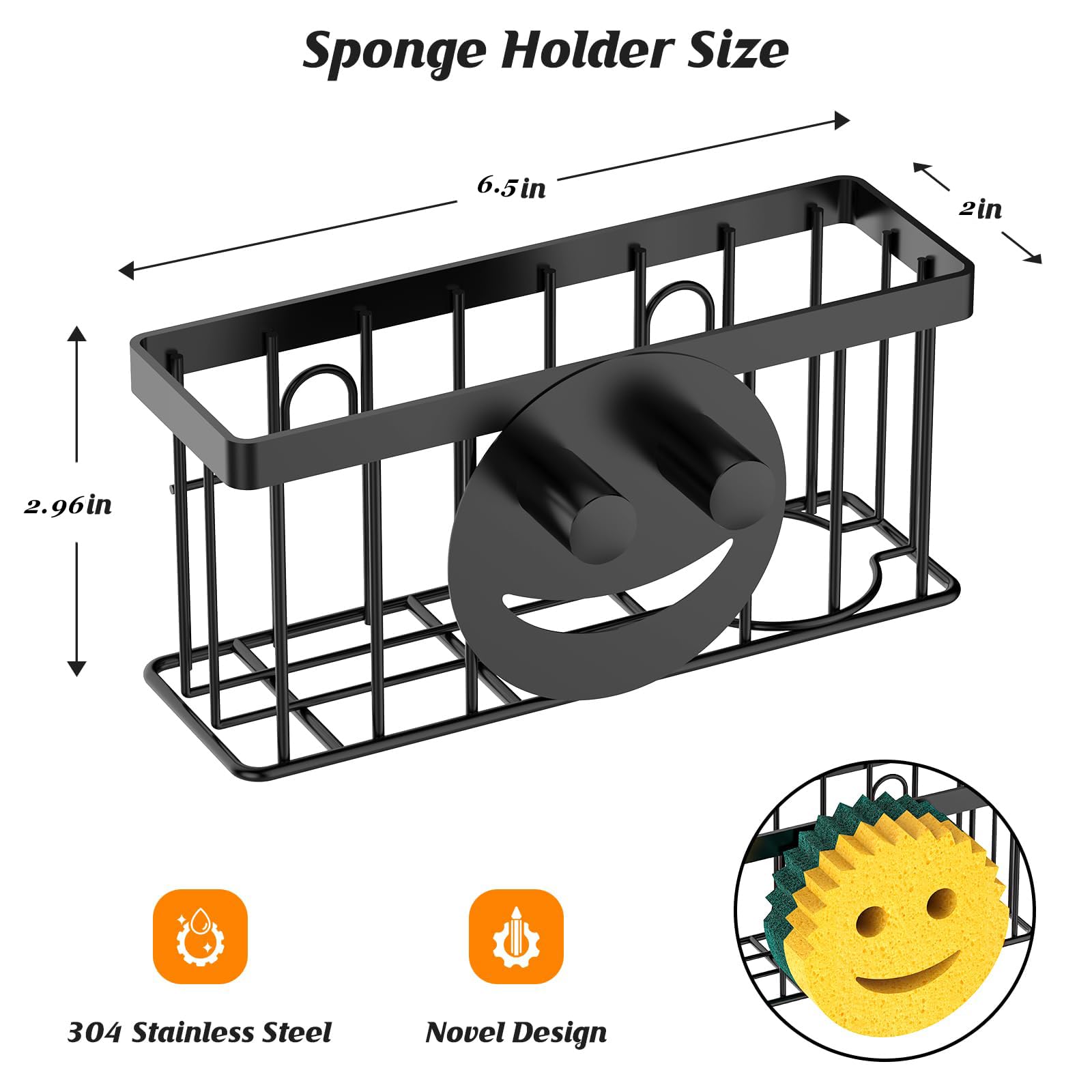 Sponge Holder Smiley Face