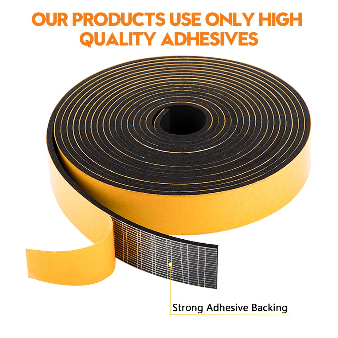 Neoprene Foam Weather Stripping (6.5 Foot)