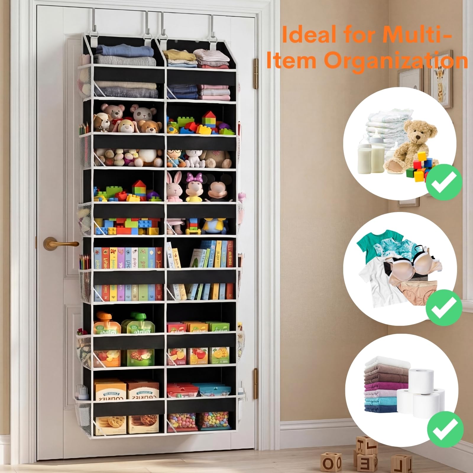 Over The Door Organizer 6 Tiers