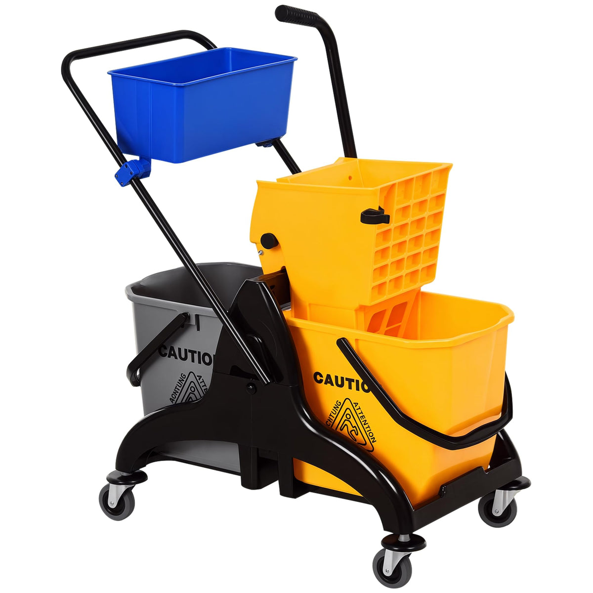 Mop Water Bucket Wringer Cart