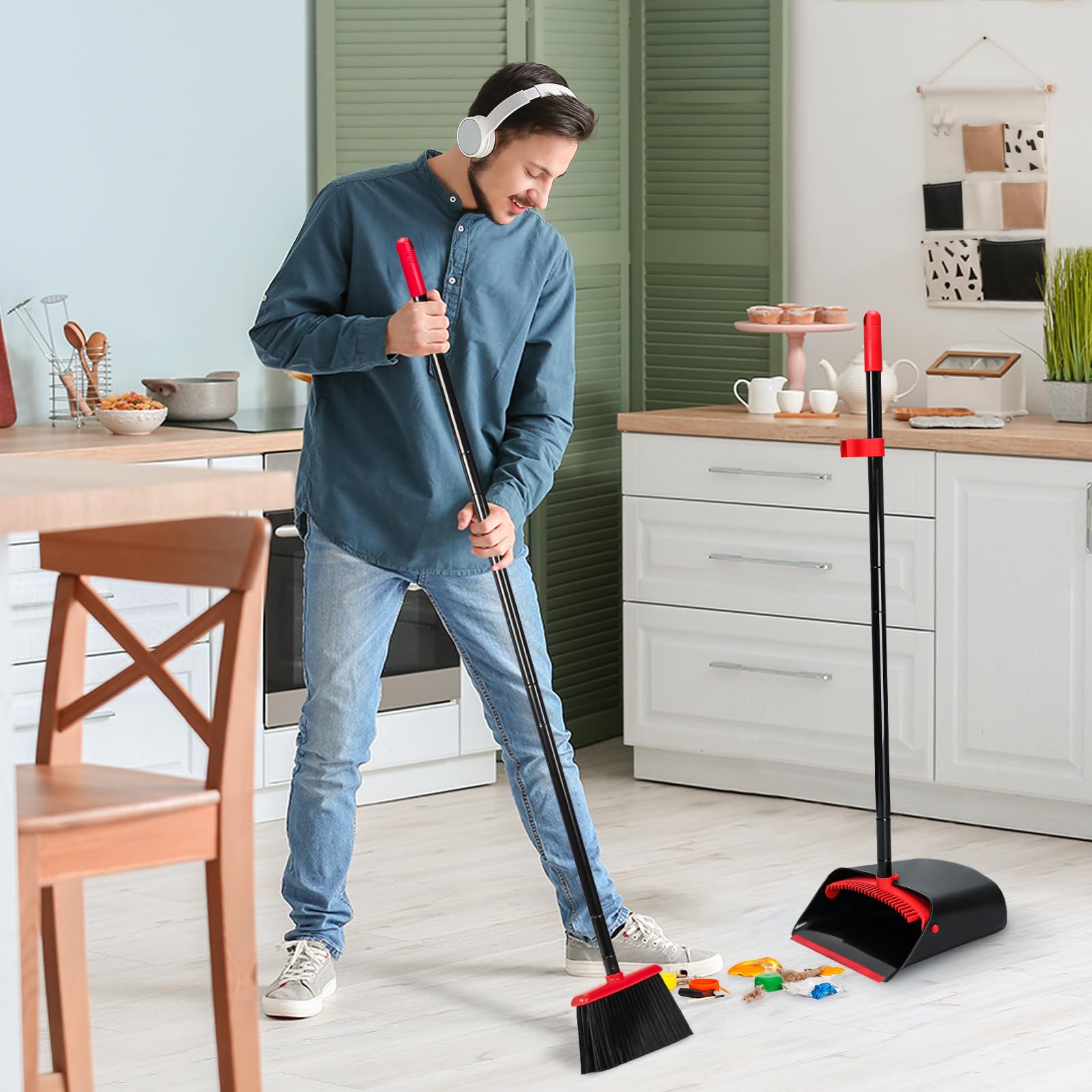 Dust Pan and Broom