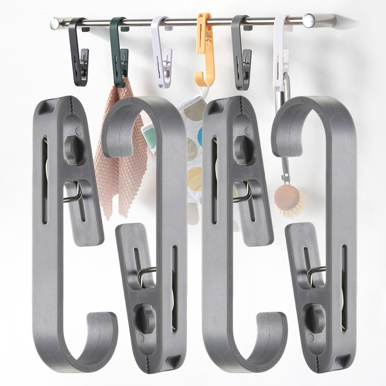 Clothes Pins Laundry Hooks (4 Count)