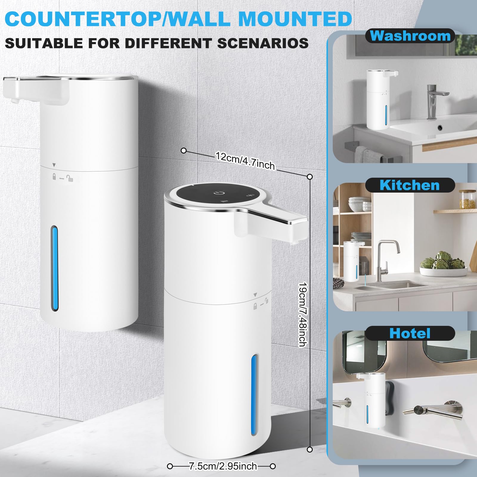 2 Pack Automatic Soap Dispenser (2 Count)