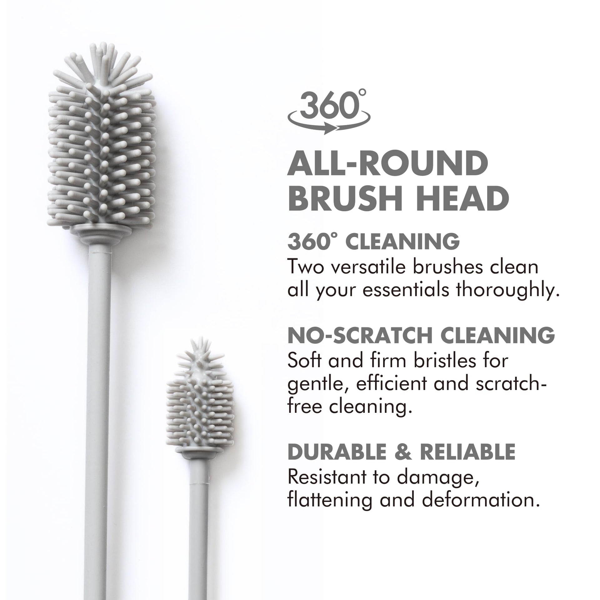 Silicone Bottle Cleaning Brush Set (2 Count)