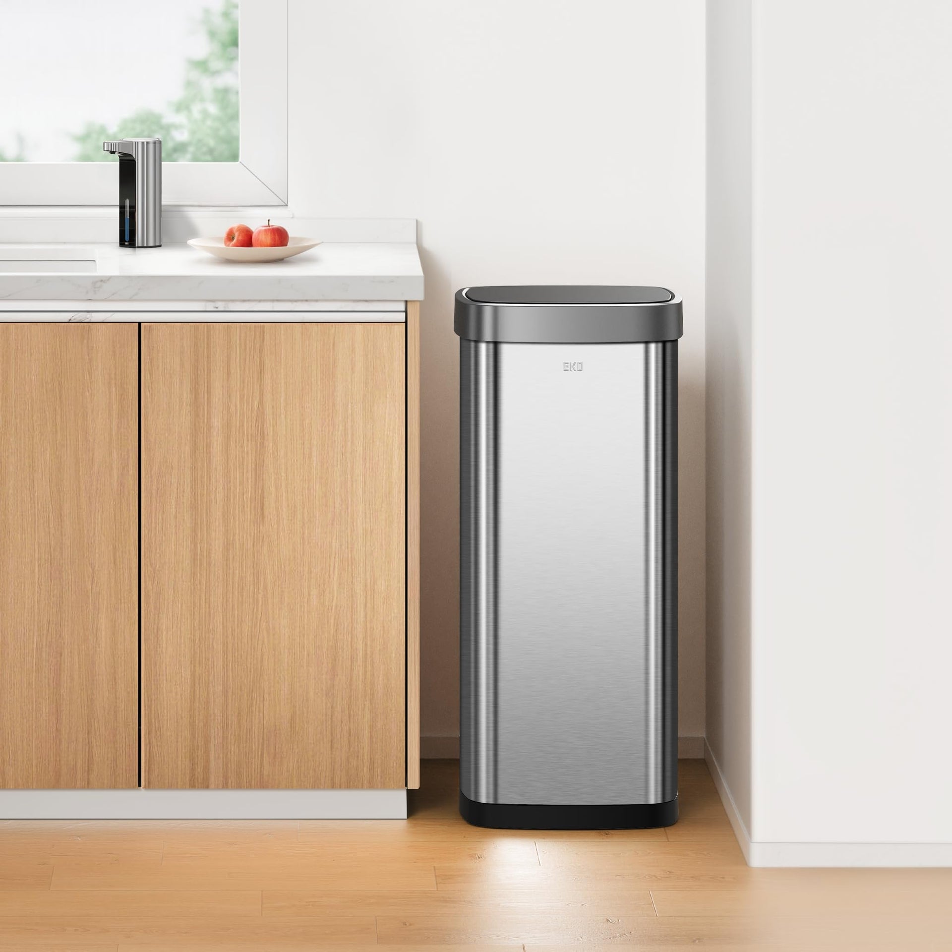 EcoSmart Tall and Large Kitchen Trash Can or Recycling Bin