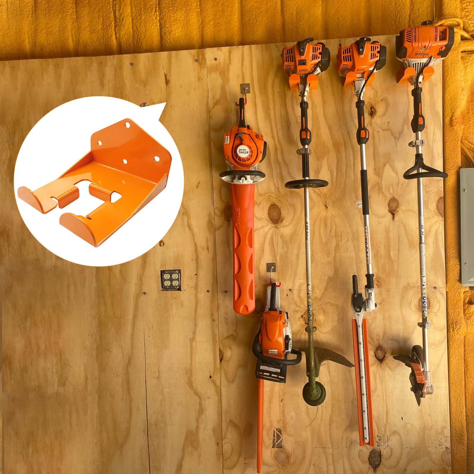 Heavy Duty Garage Organizer Wall Hanger