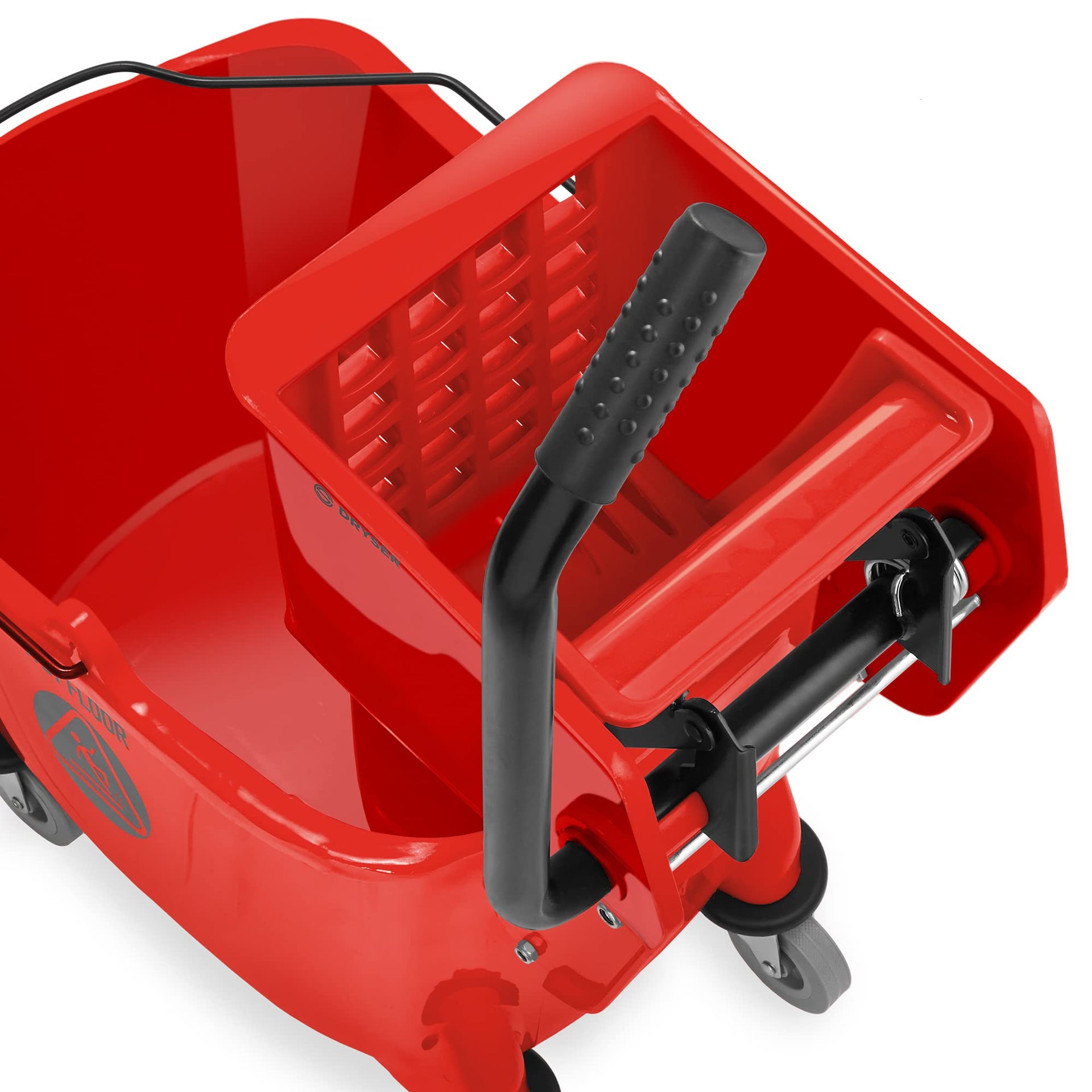 Commercial Side Press Wringer Combo Mop Bucket