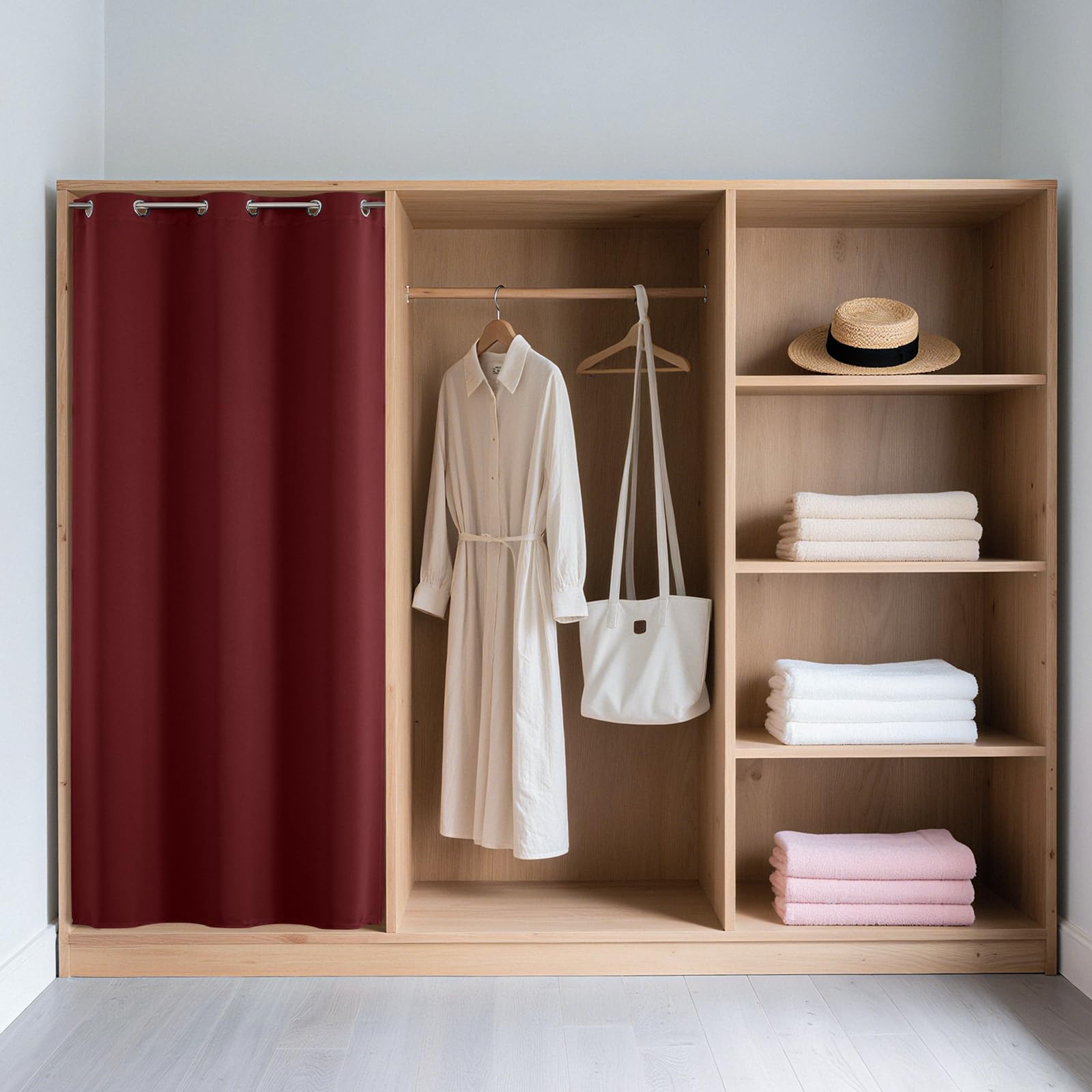Door Curtain Blackout Curtains for Doorway Privacy Closet Drapes