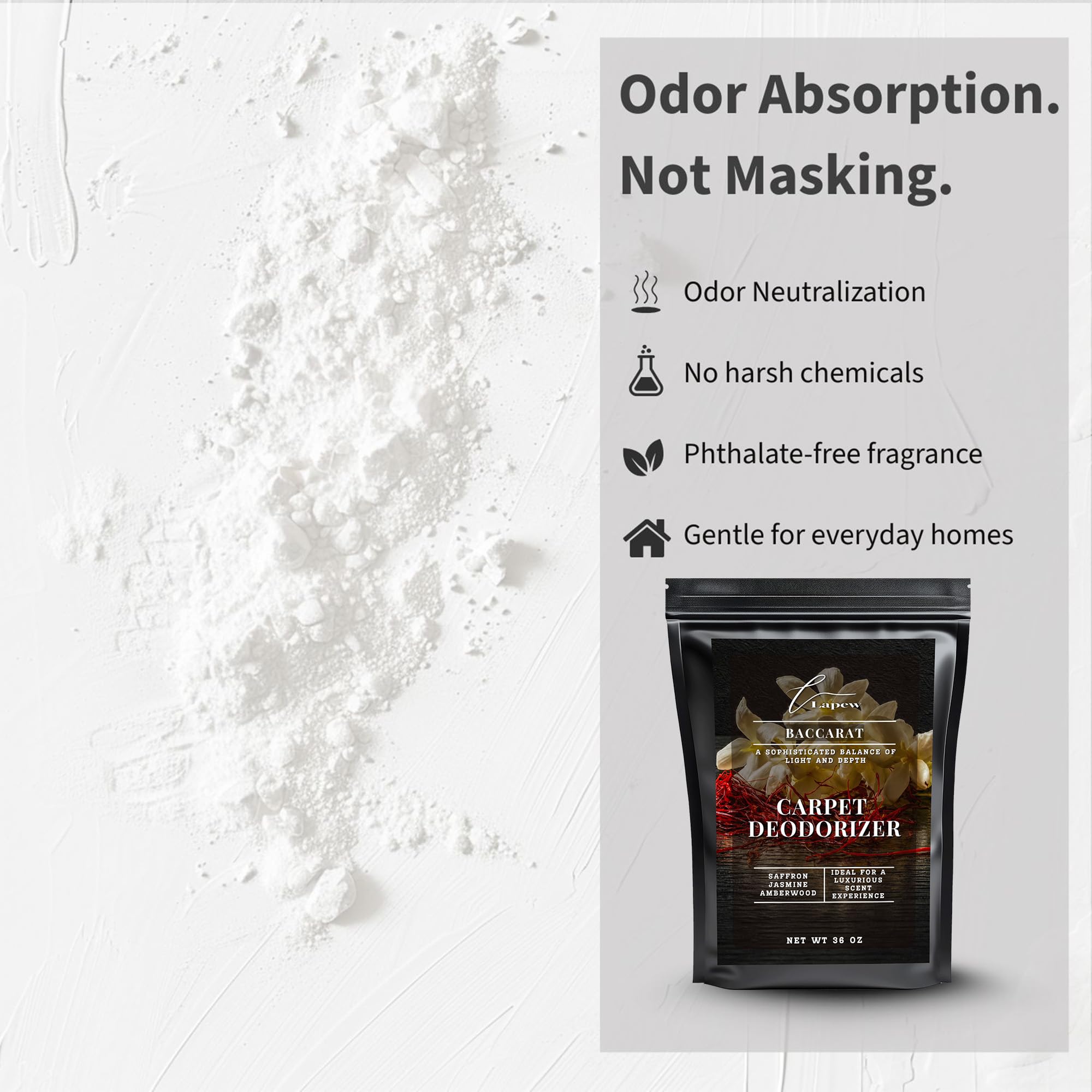 Baccarat Carpet Deodorizer Powder (36 Ounce)