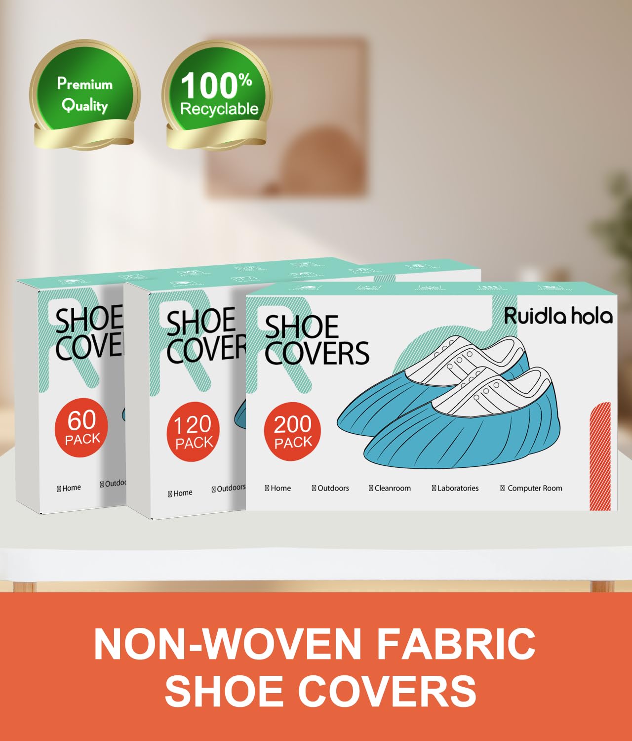 Shoe Covers Disposable 60 Pack
