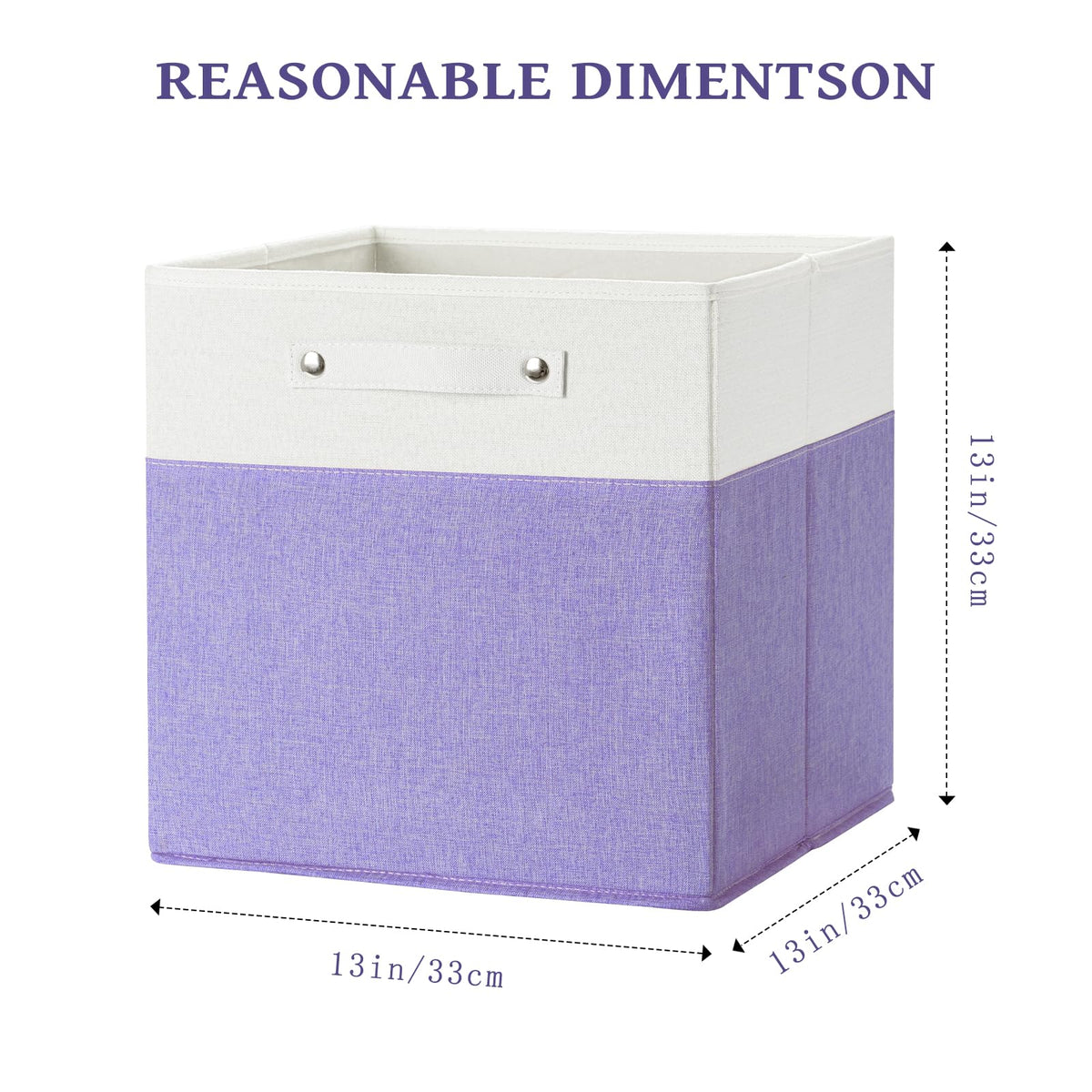 13x13x13 Storage Cube Bins 4 Pack