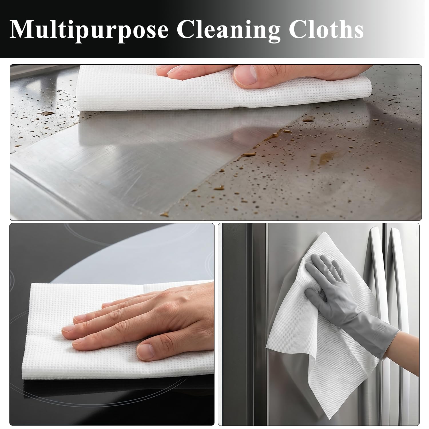 Disposable Dish Cloth and Cleaning Handi Wipes (100 Count) - ModHome Supplies