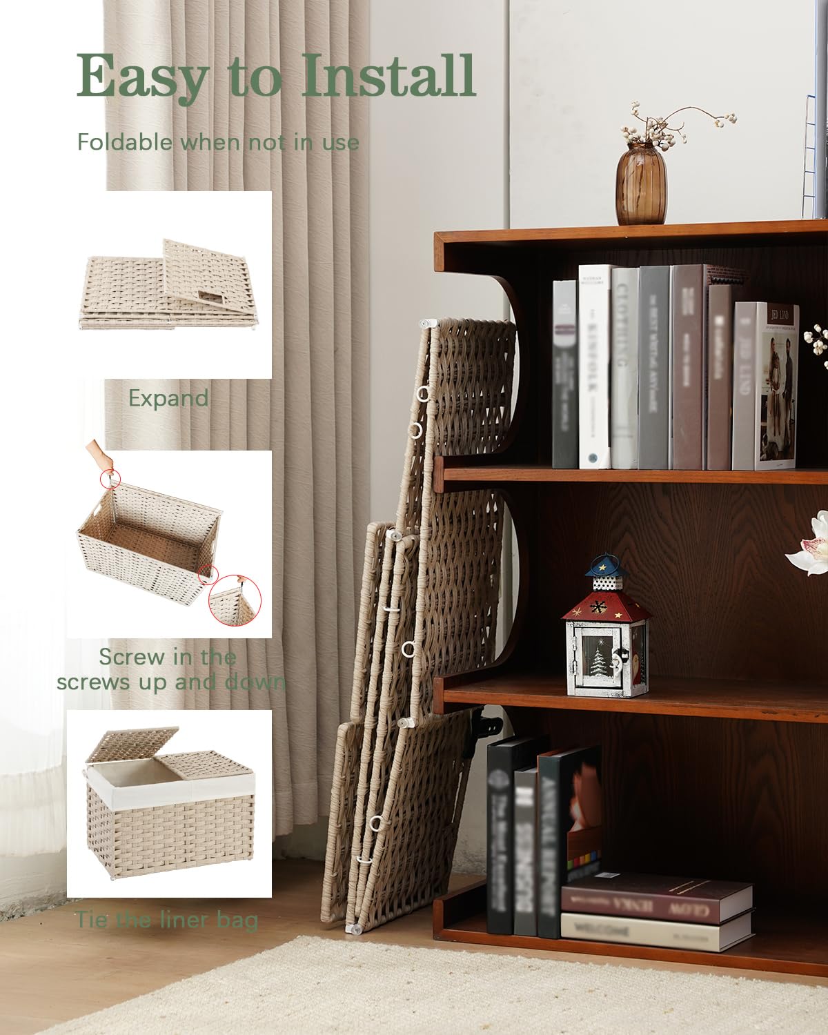 Storage Basket with Lid