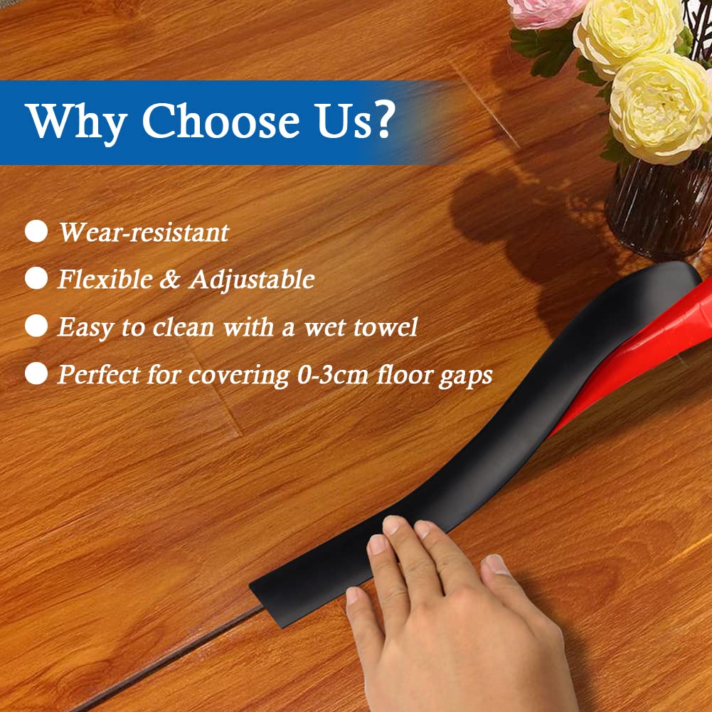 Vinyl Floor Transition Strip Self Adhesive Threshold Strip (6.56 Foot)