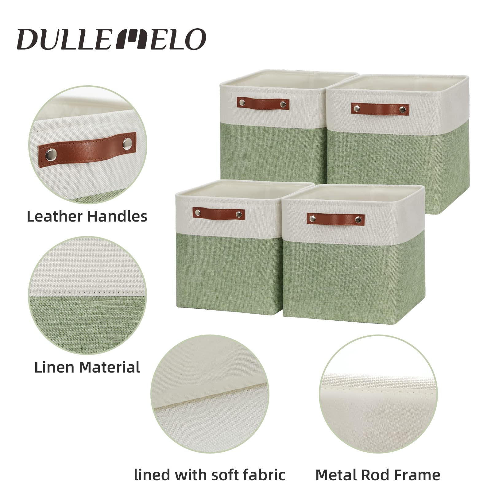 Storage Baskets for Organizing (4 Count)