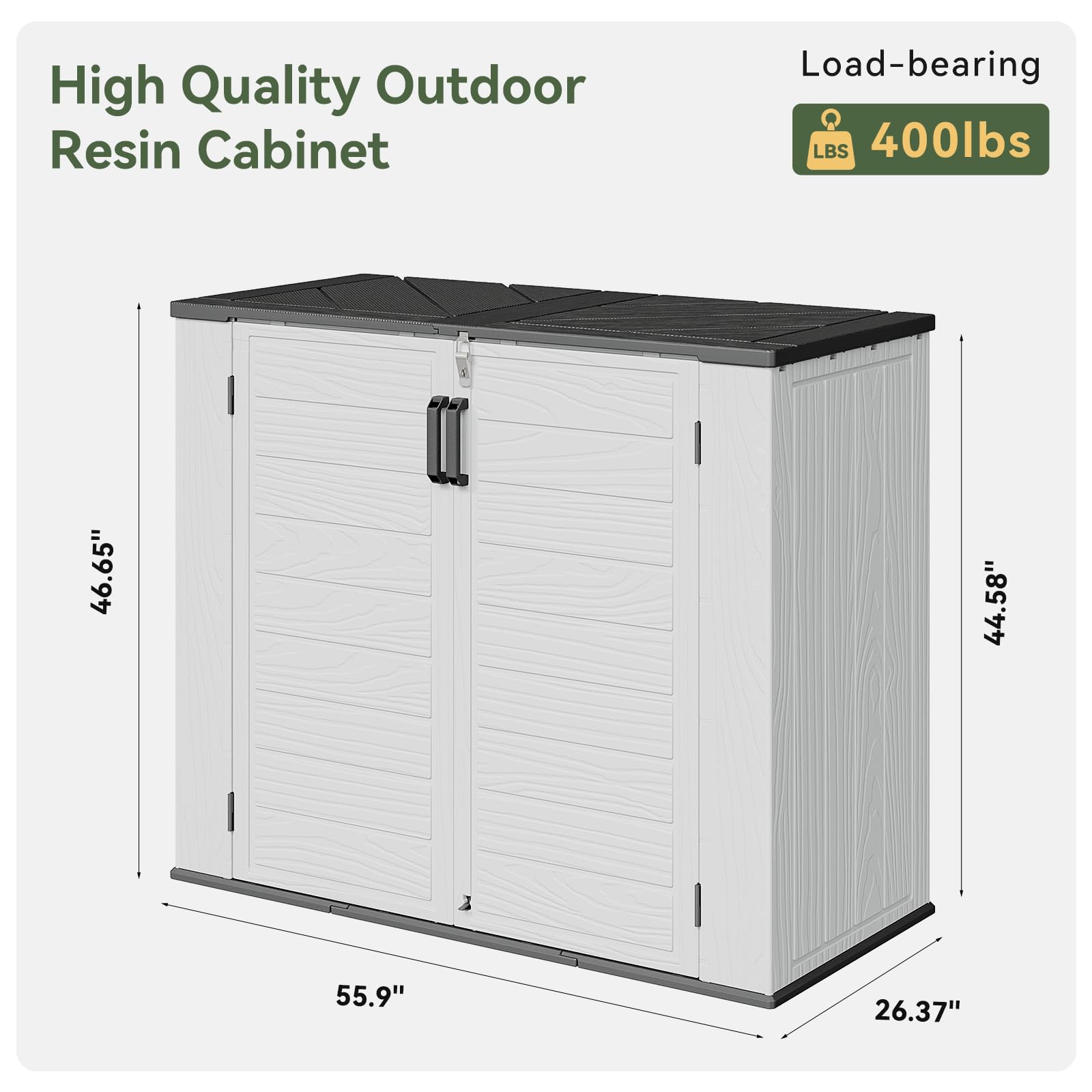 Horizontal Storage Sheds 41 Cu.ft