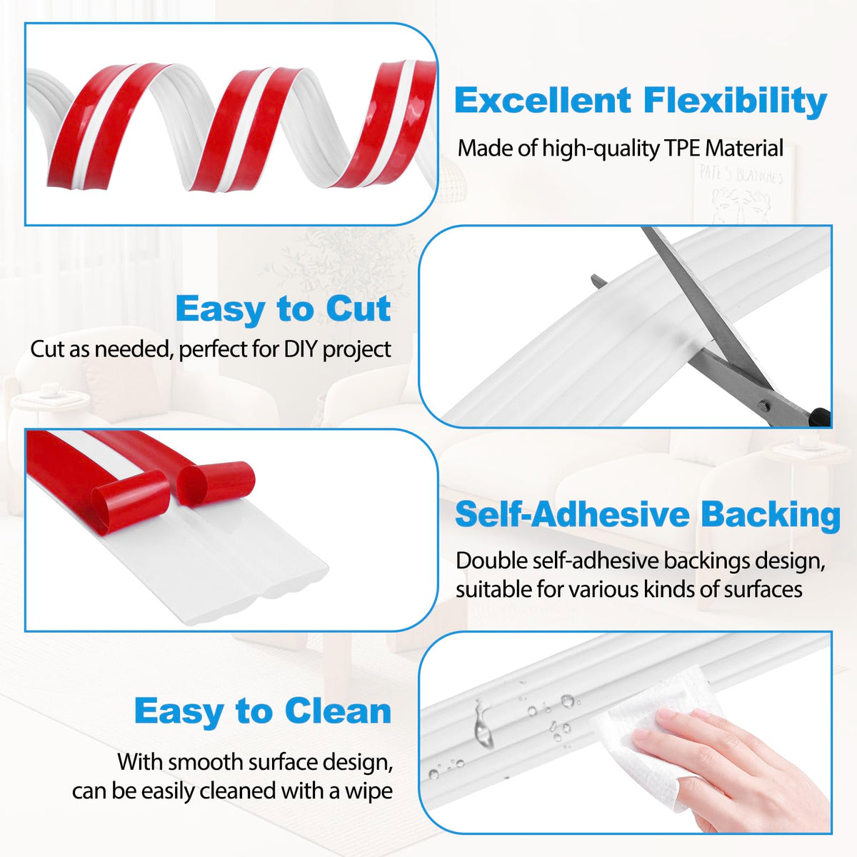 Corner Molding Trim Peel and Stick Wall Corner Protector