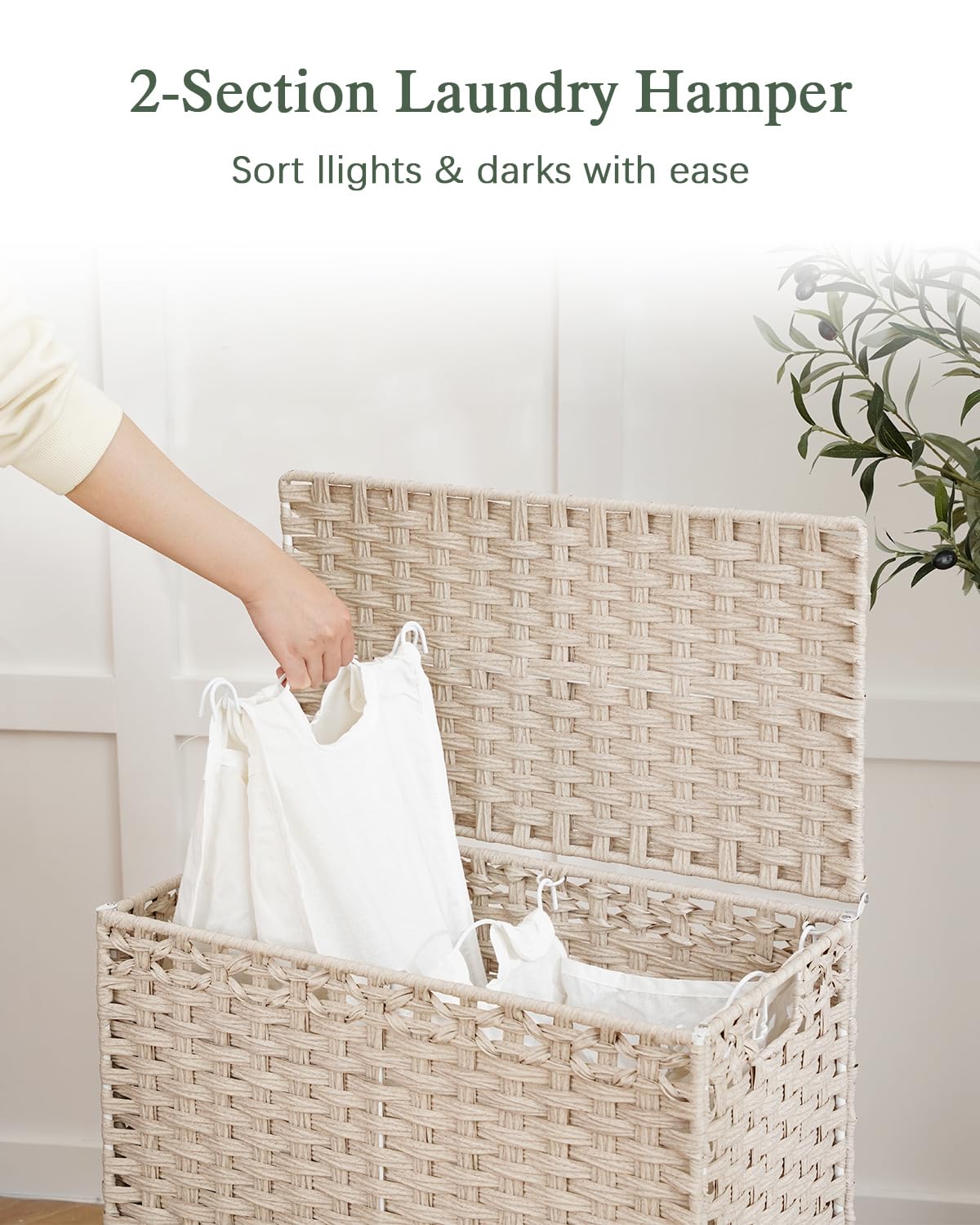 Laundry Hamper with Lid