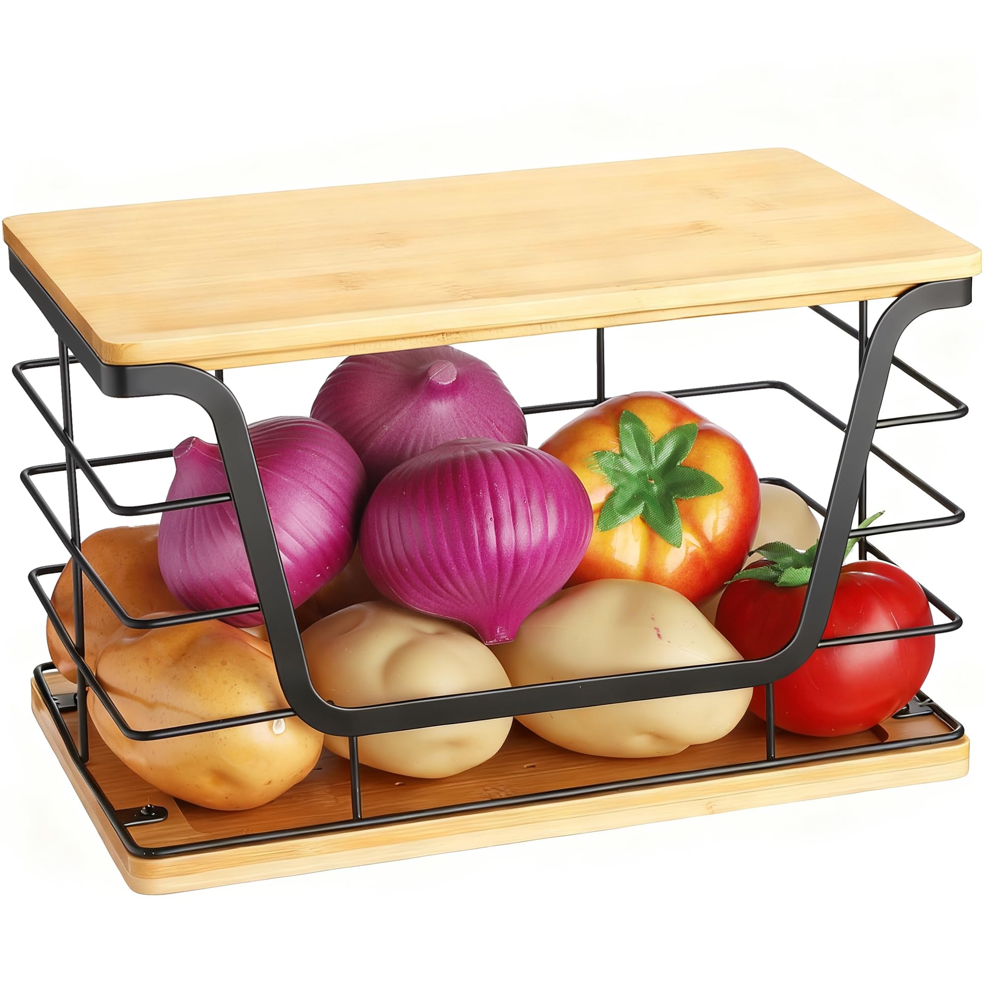 Large Wire Basket for Kitchen Pantry