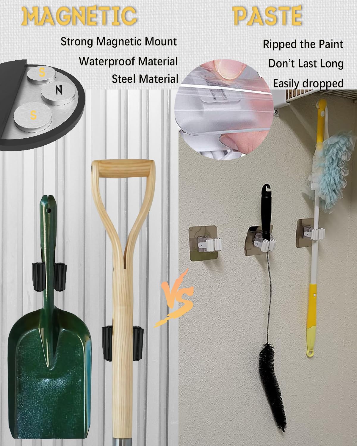 Mop Holder Magnetic (4 Count)