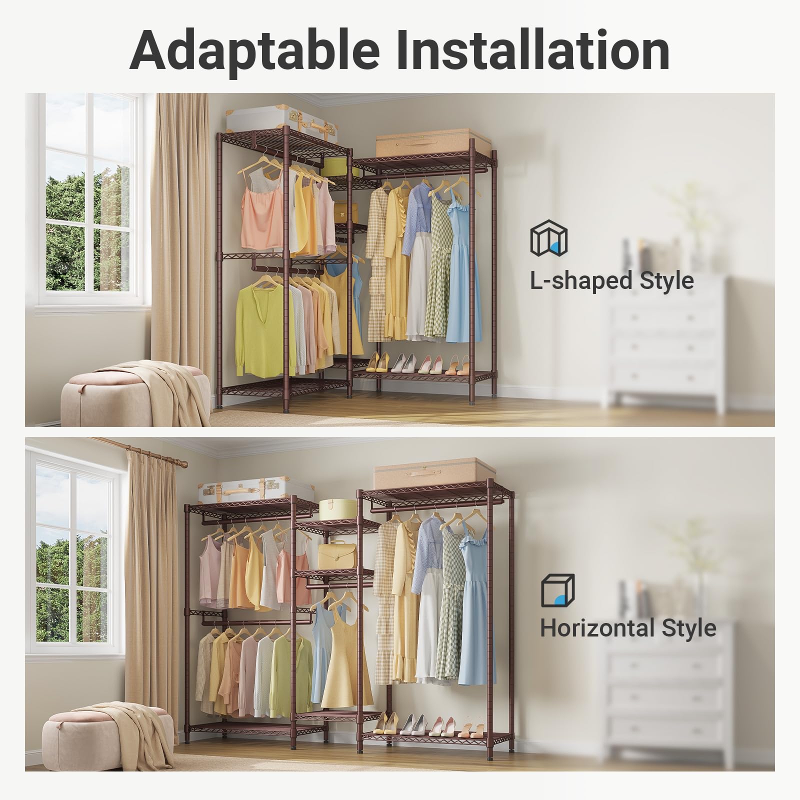 Classic V6 Wire Garment Rack
