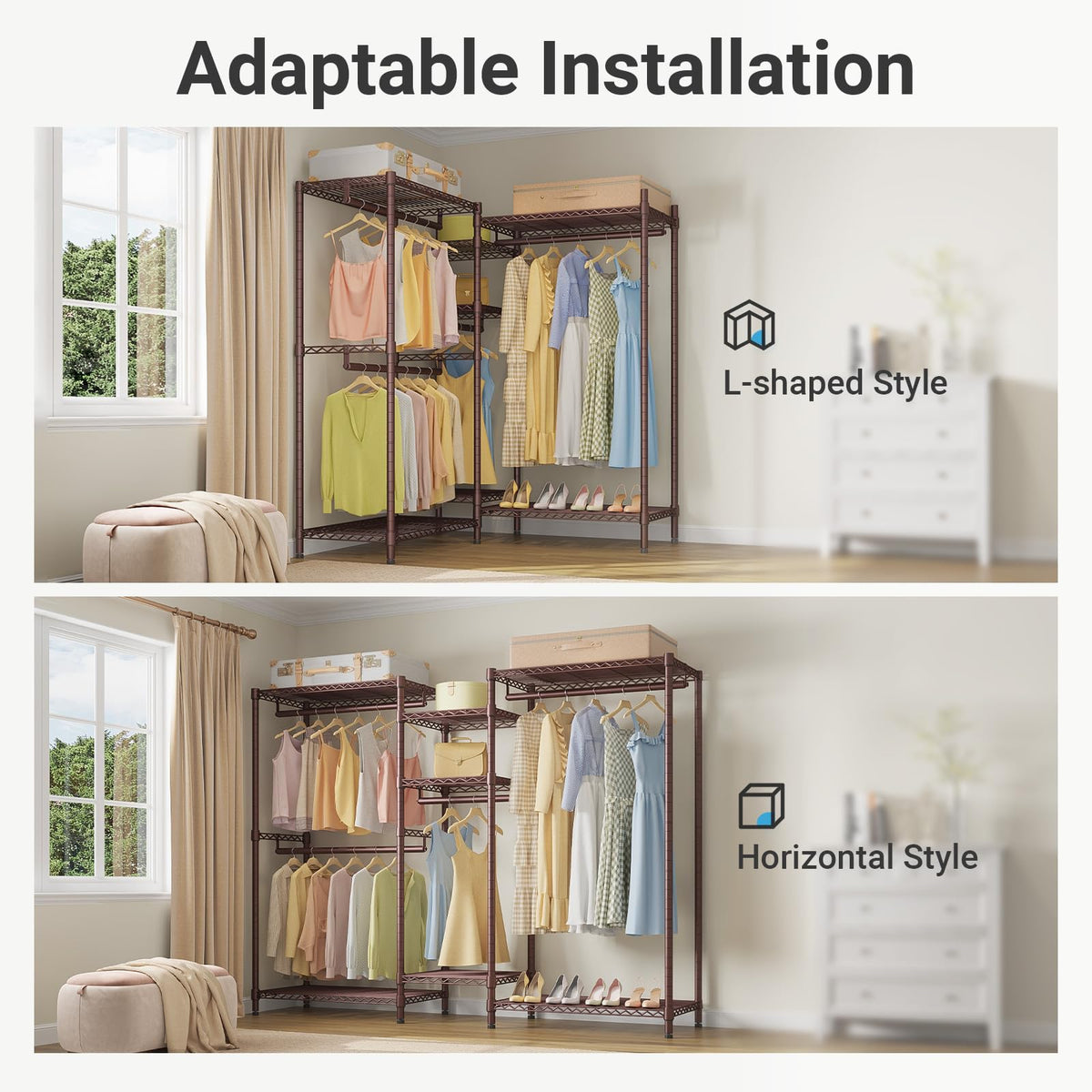 Classic V6 Wire Garment Rack