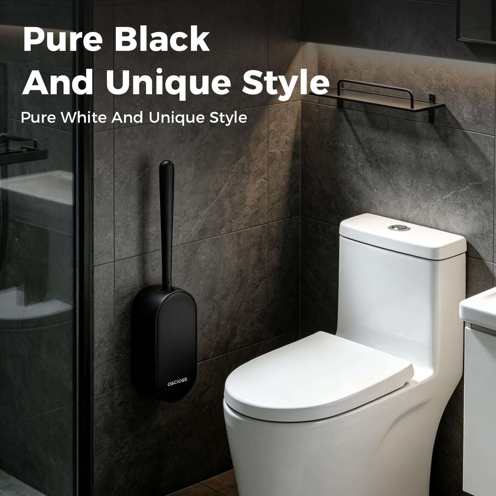 Toilet Bowl Brush and Holder