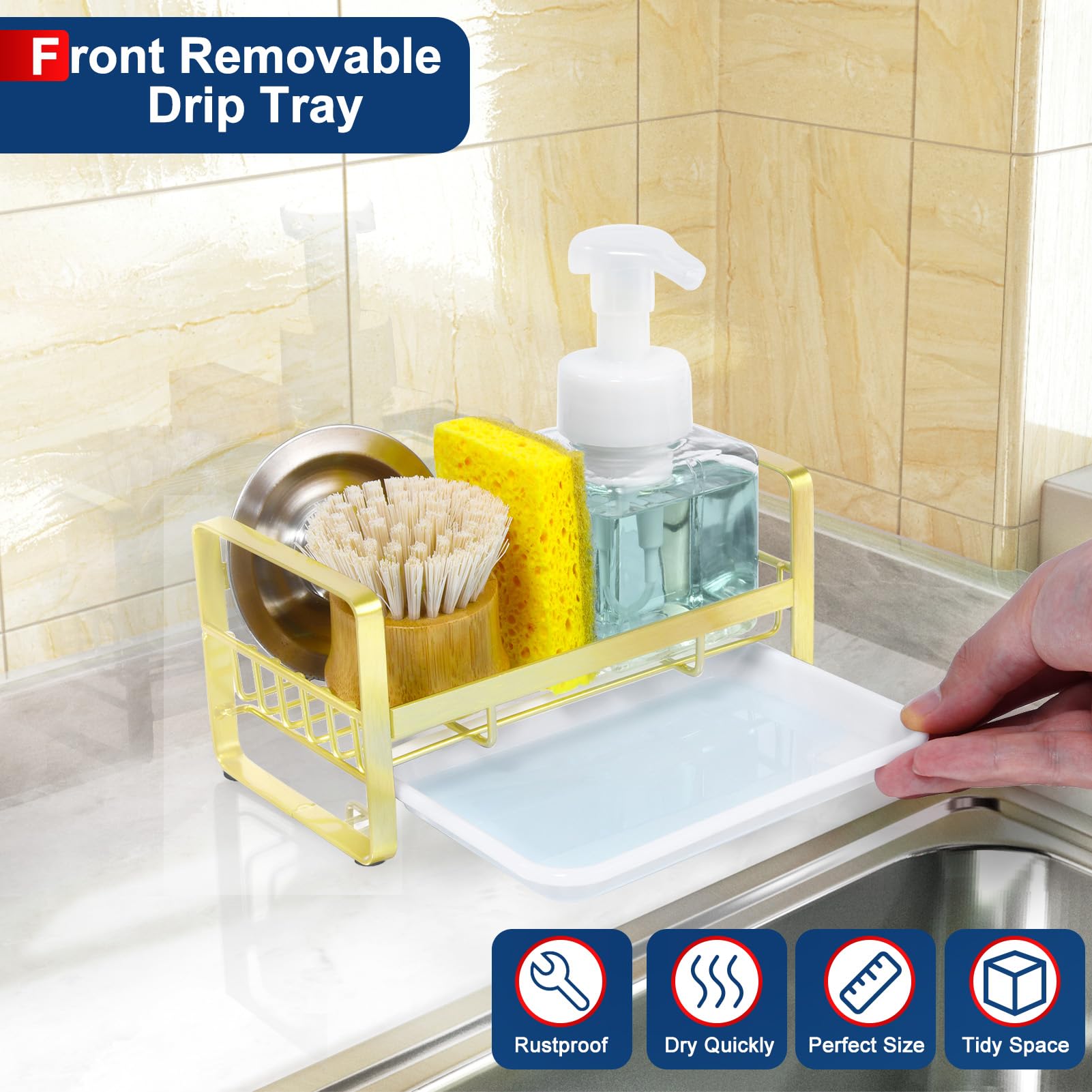 Kitchen Sink Sponge Holder