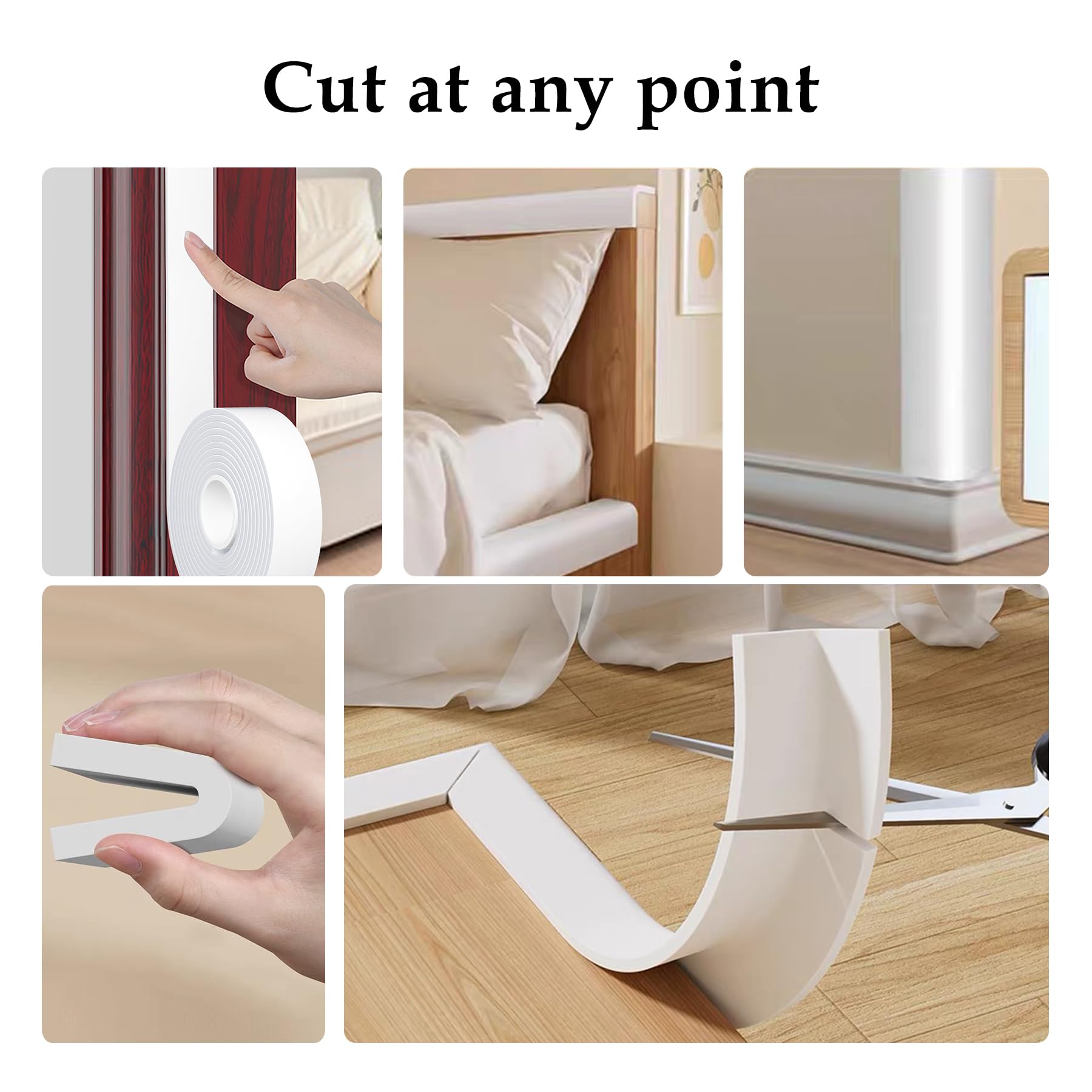 Weather Stripping Door Seal White