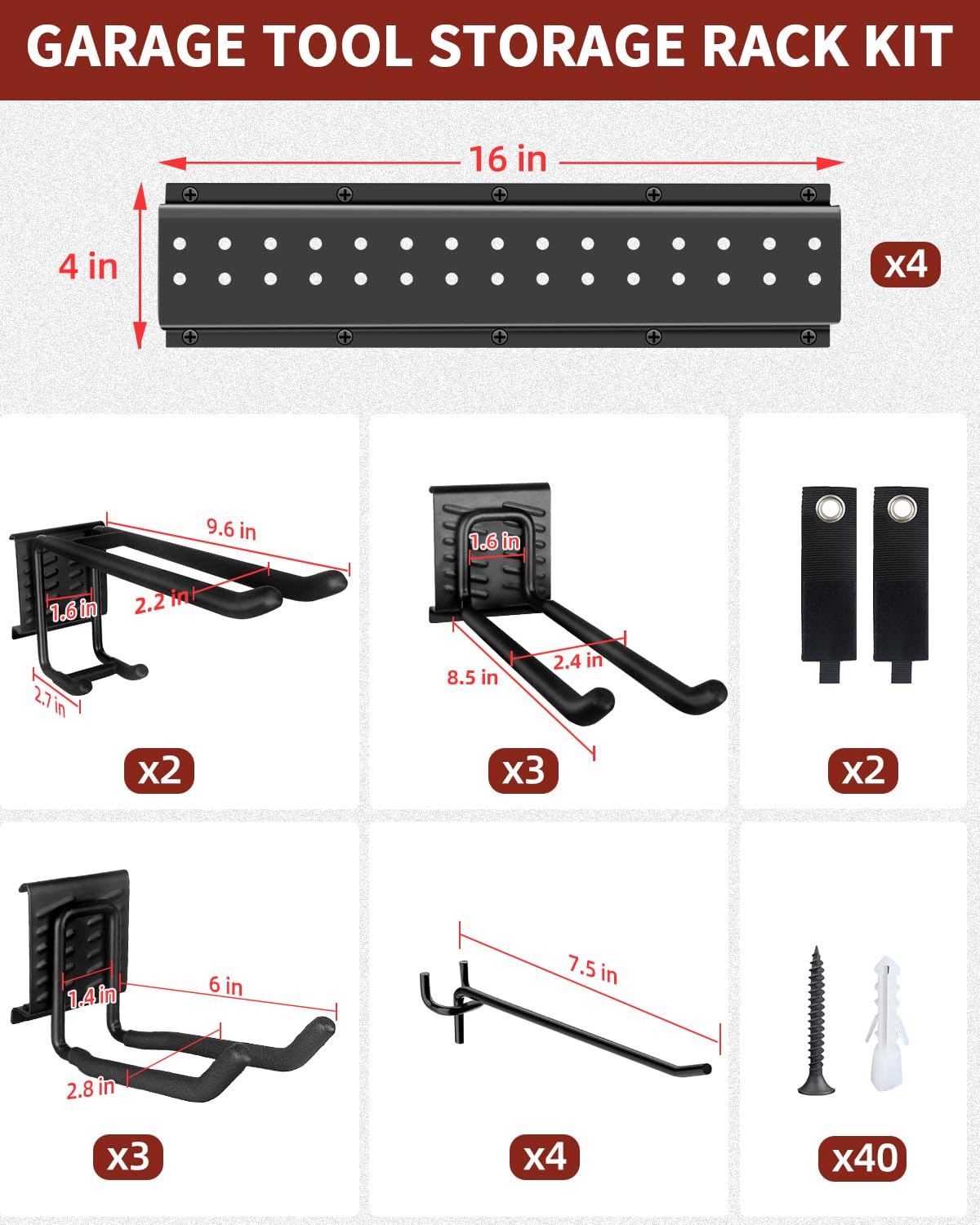 Garage Tool Organizer Wall Mount