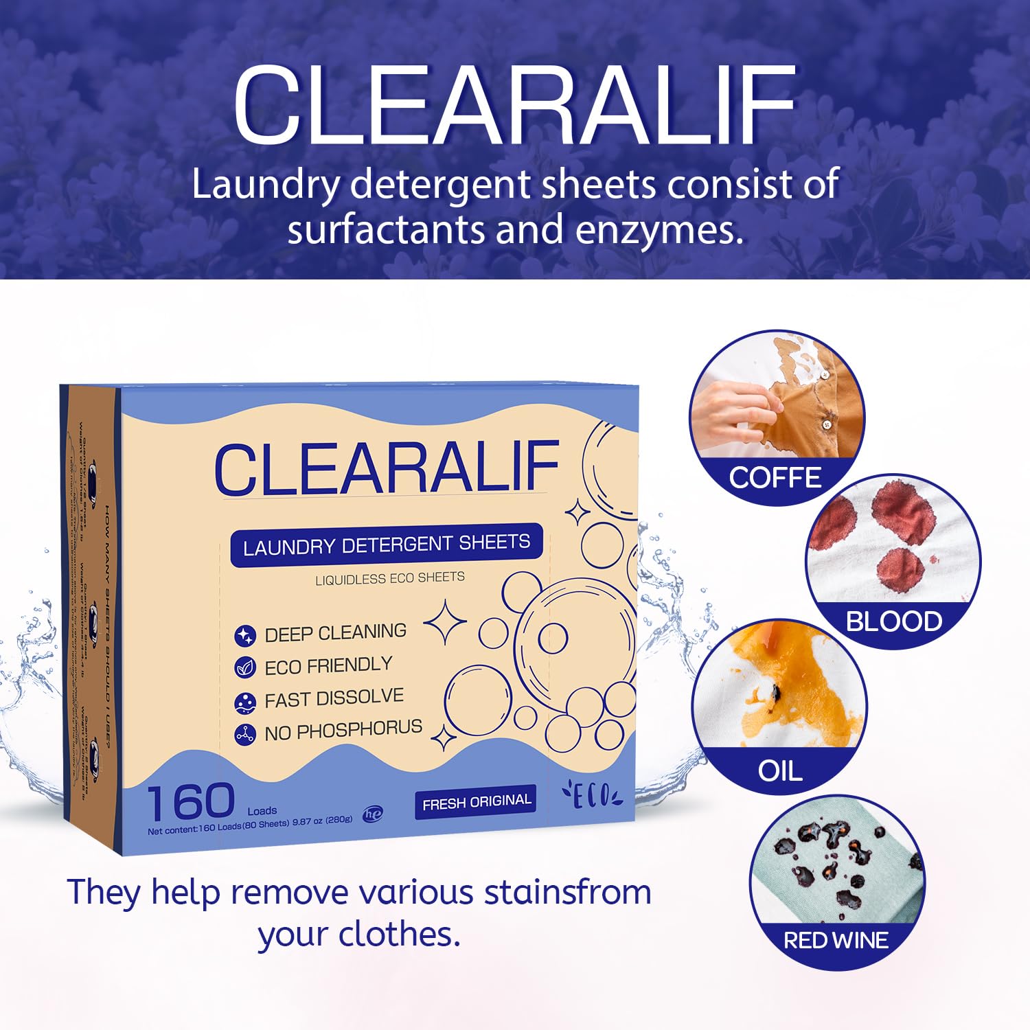 Laundry Detergent Sheets (160 Count)