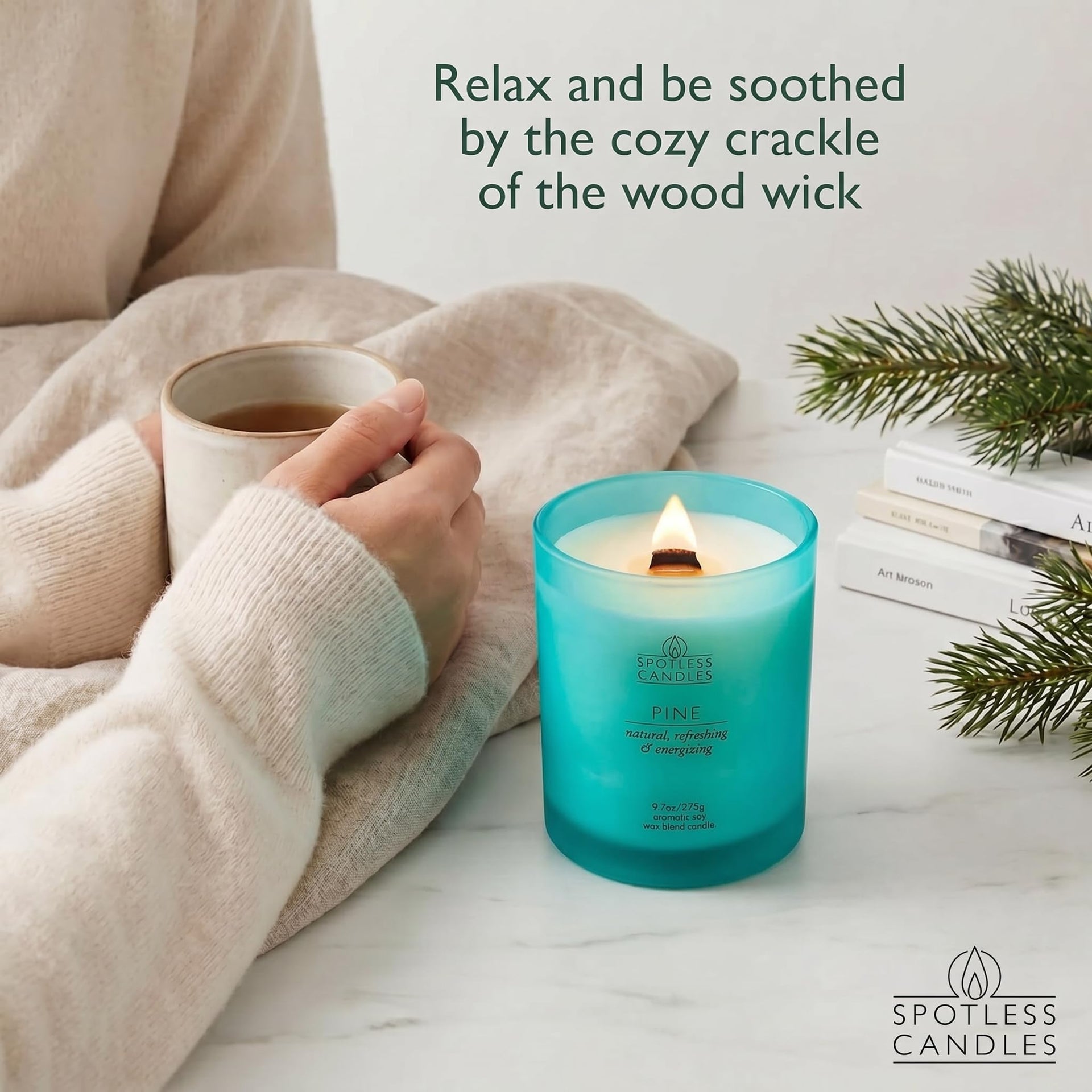 Pine Candle; 9.7 oz