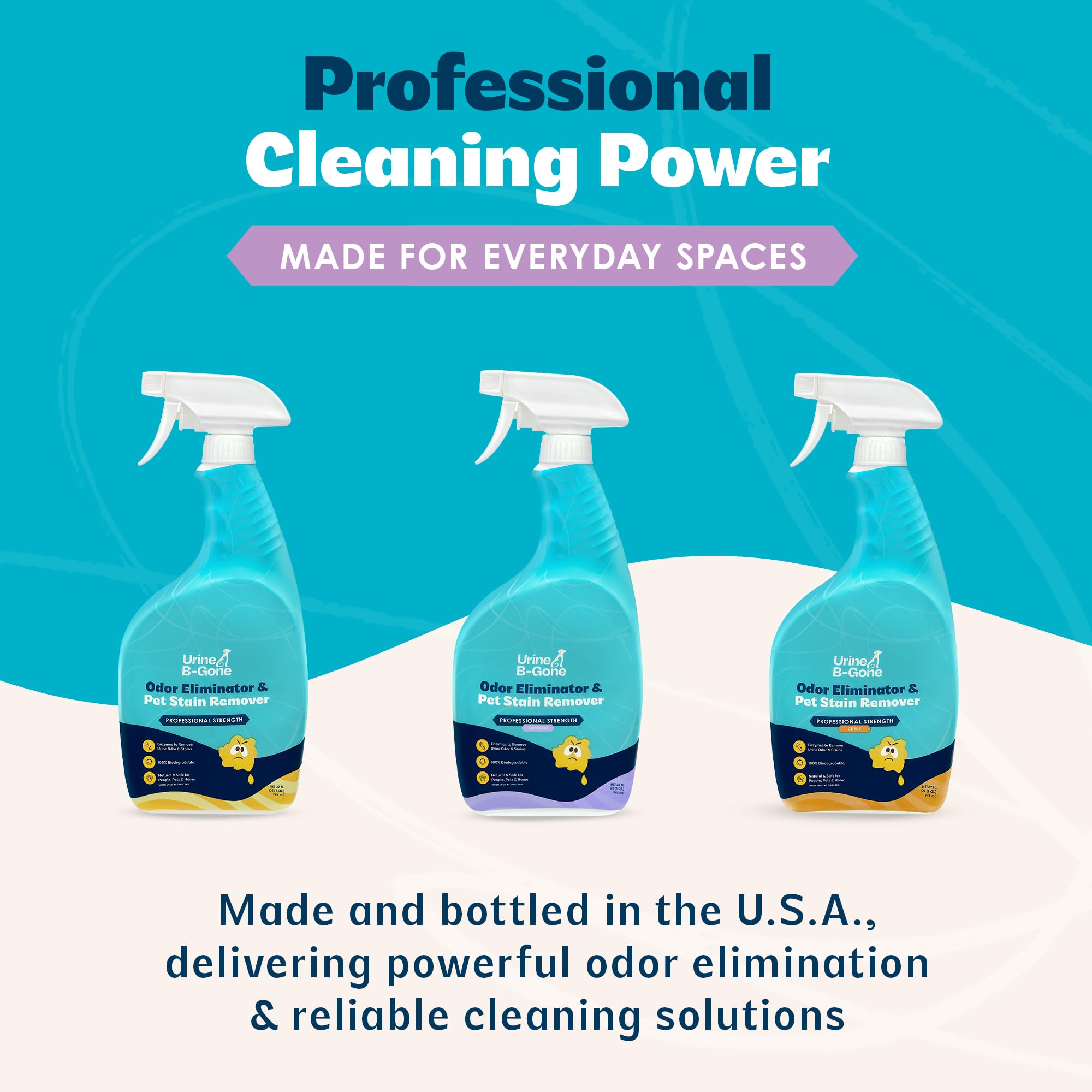 Urine B Gone Enzyme Cleaner for Human (32 Fl Oz)