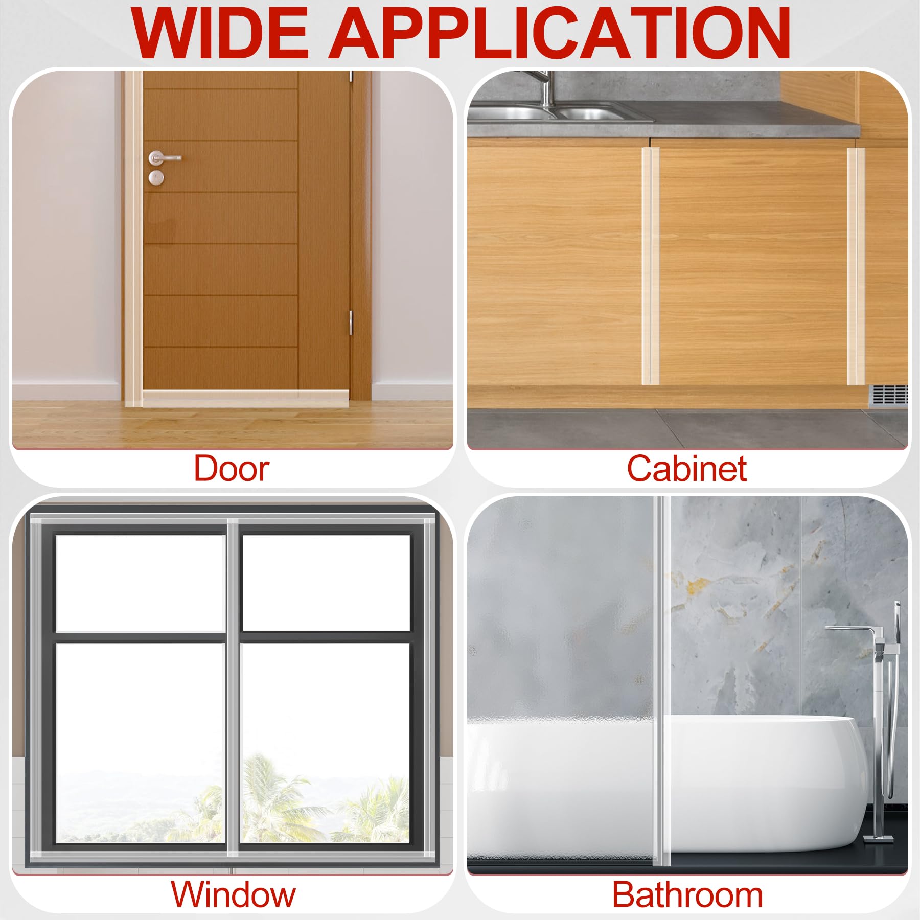 Door Weather Stripping 1IN (20 Foot)