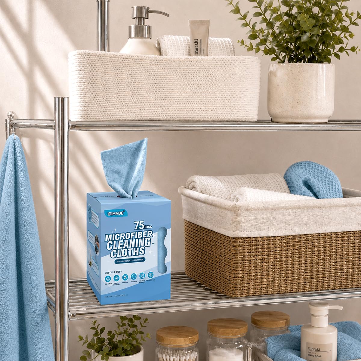 Microfiber Cleaning Cloth (75 Count)