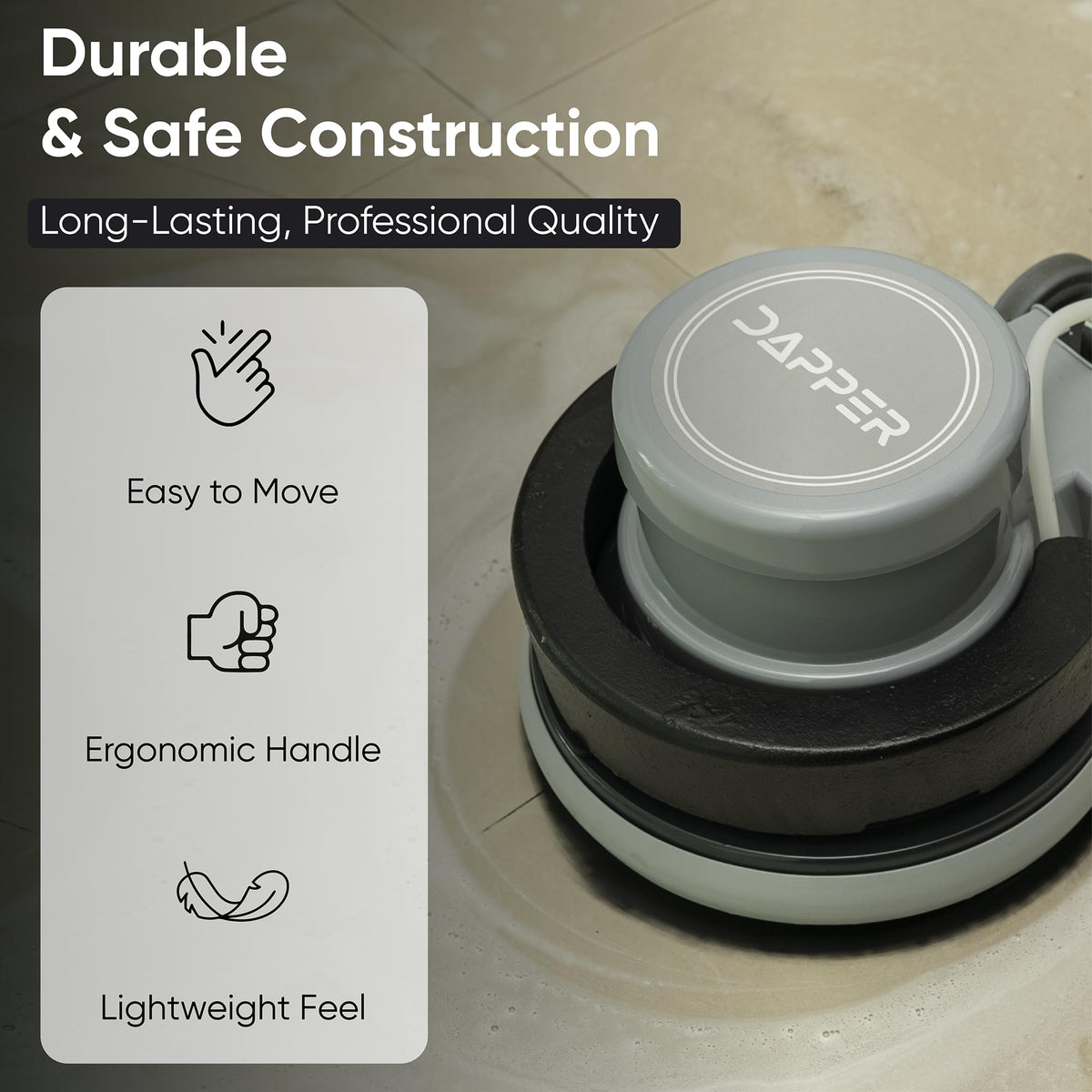17" Heavy Duty Weighted Floor Buffer Polisher Machine