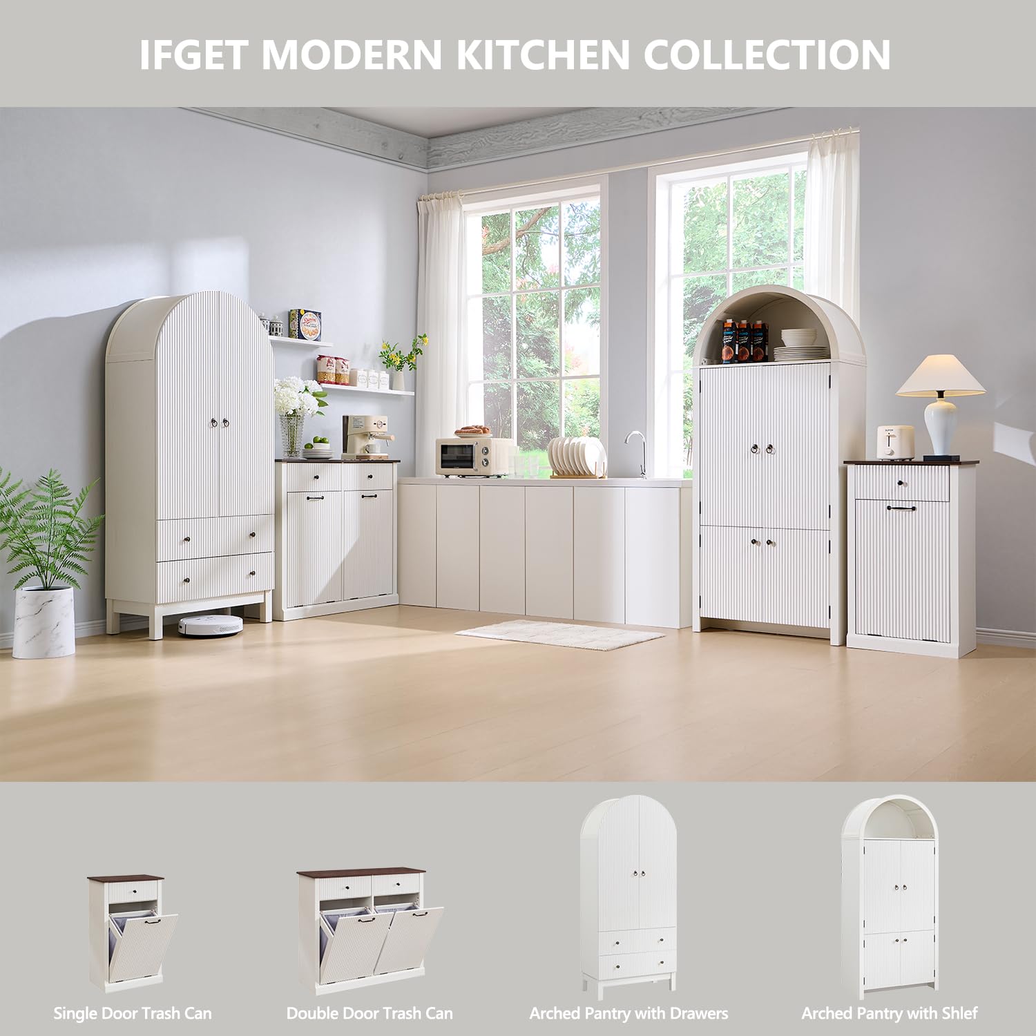Tilt Out Trash Can Cabinet