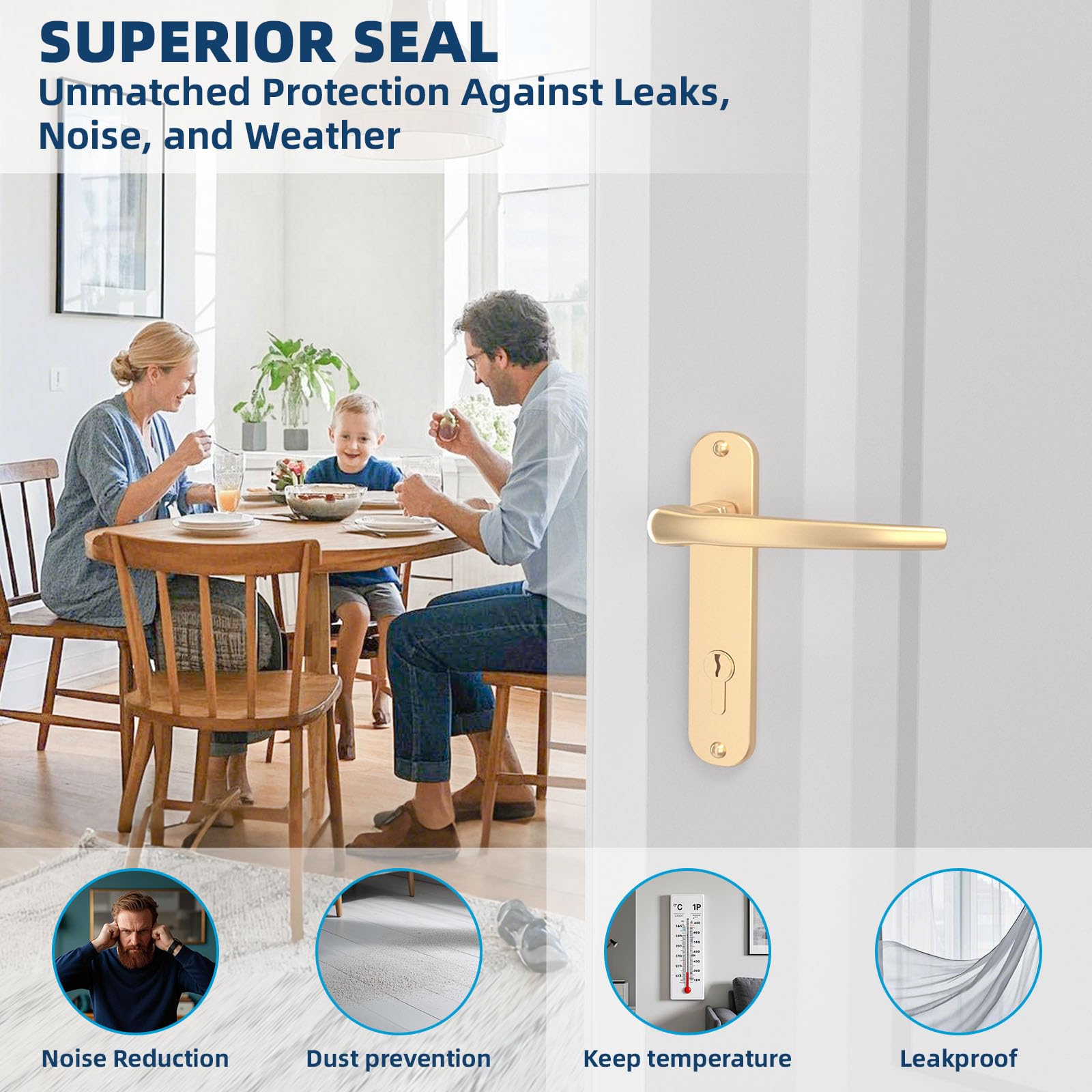 Weather Stripping Door Seal for Door Frames (20 Foot)