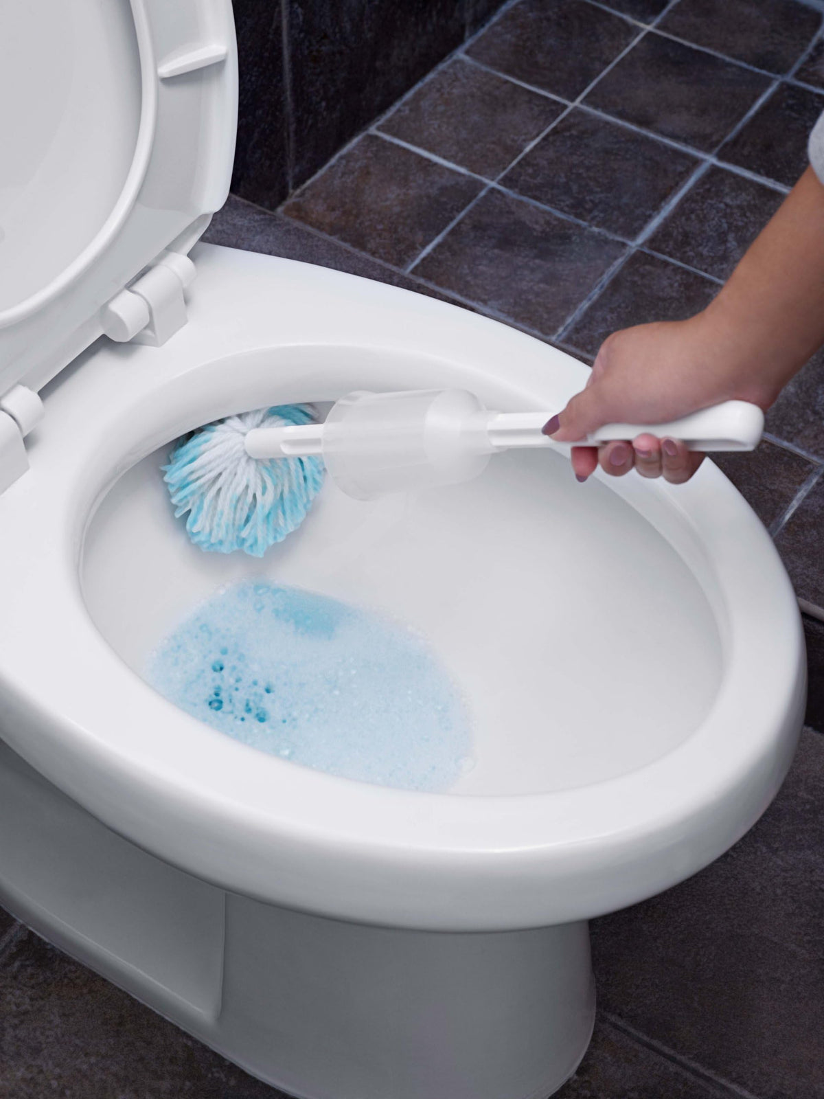 Toilet Bowl Swab with Handy Holder Caddy