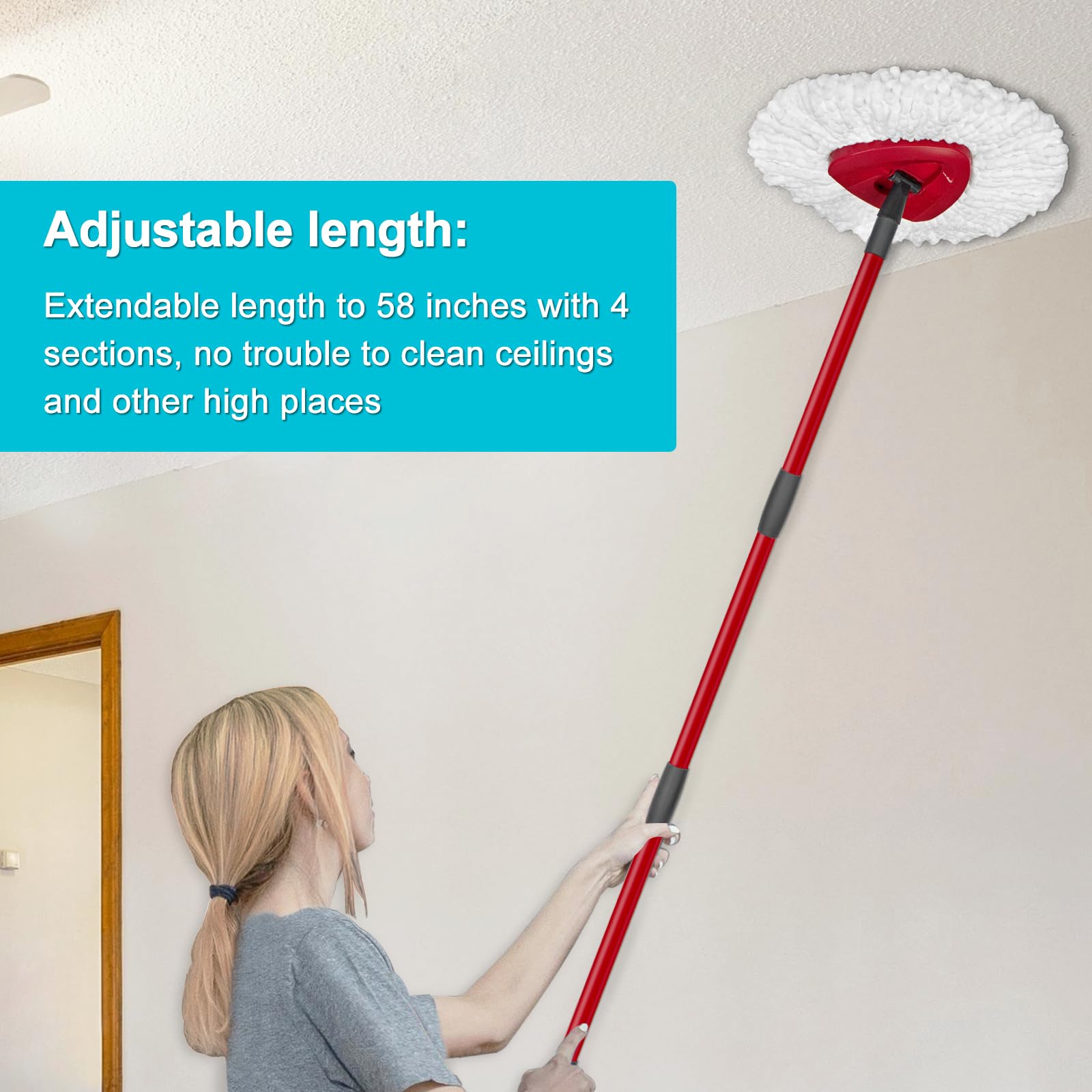 Spin Mop Replace Head (5 Count)