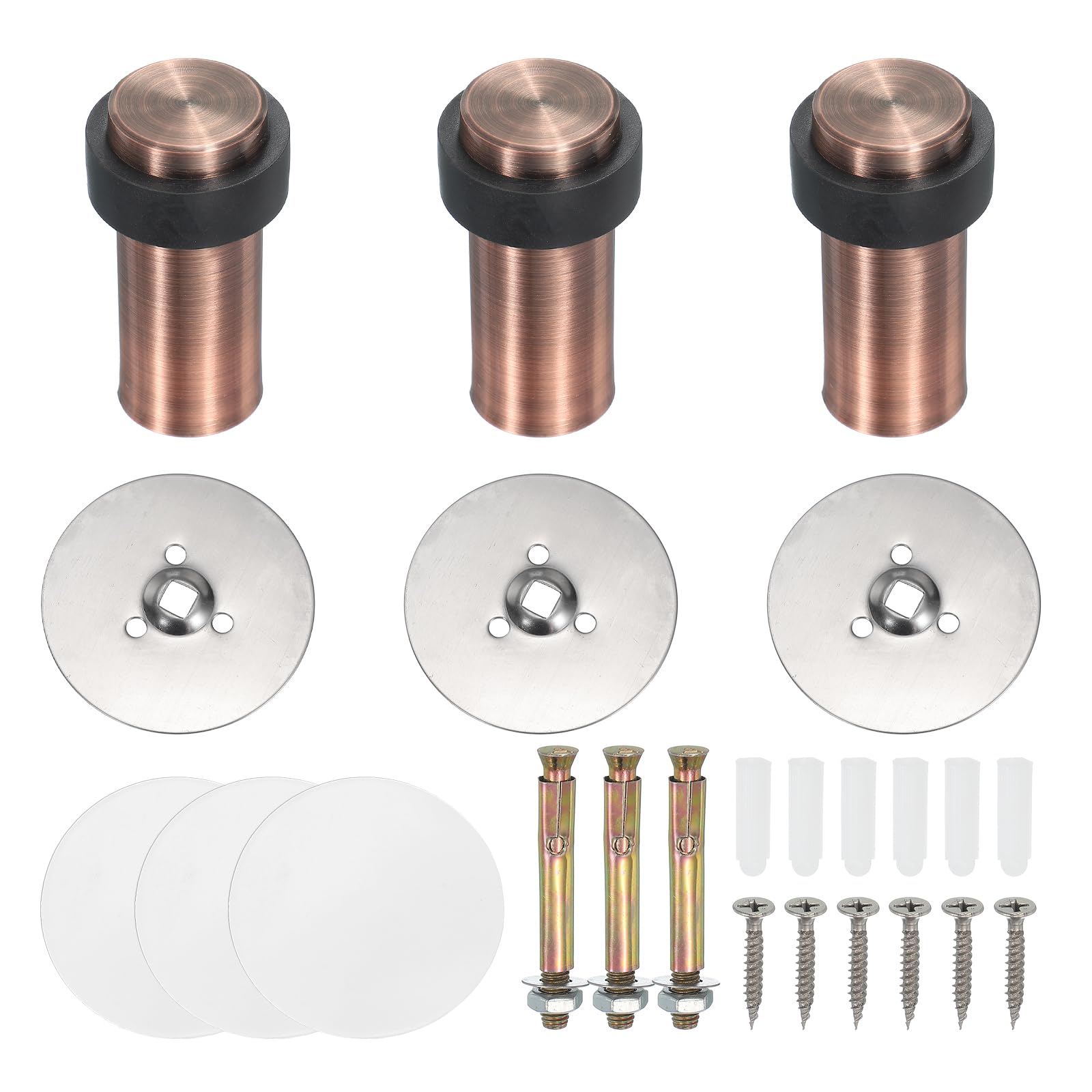 3Set Round Door Stoppers